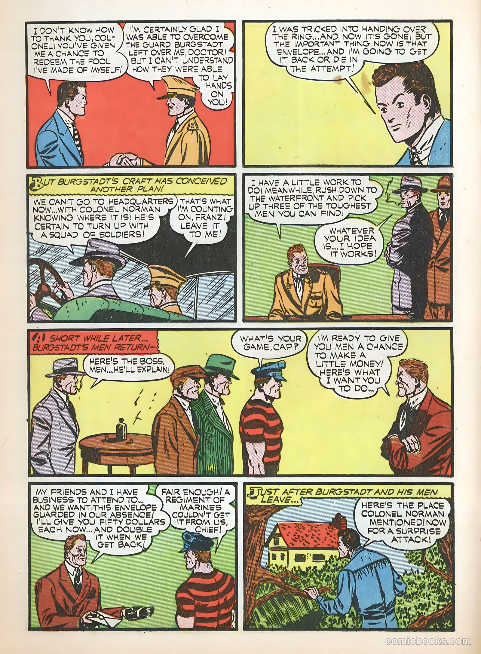 Exciting Comics #8 (1941) — page 32 of 68