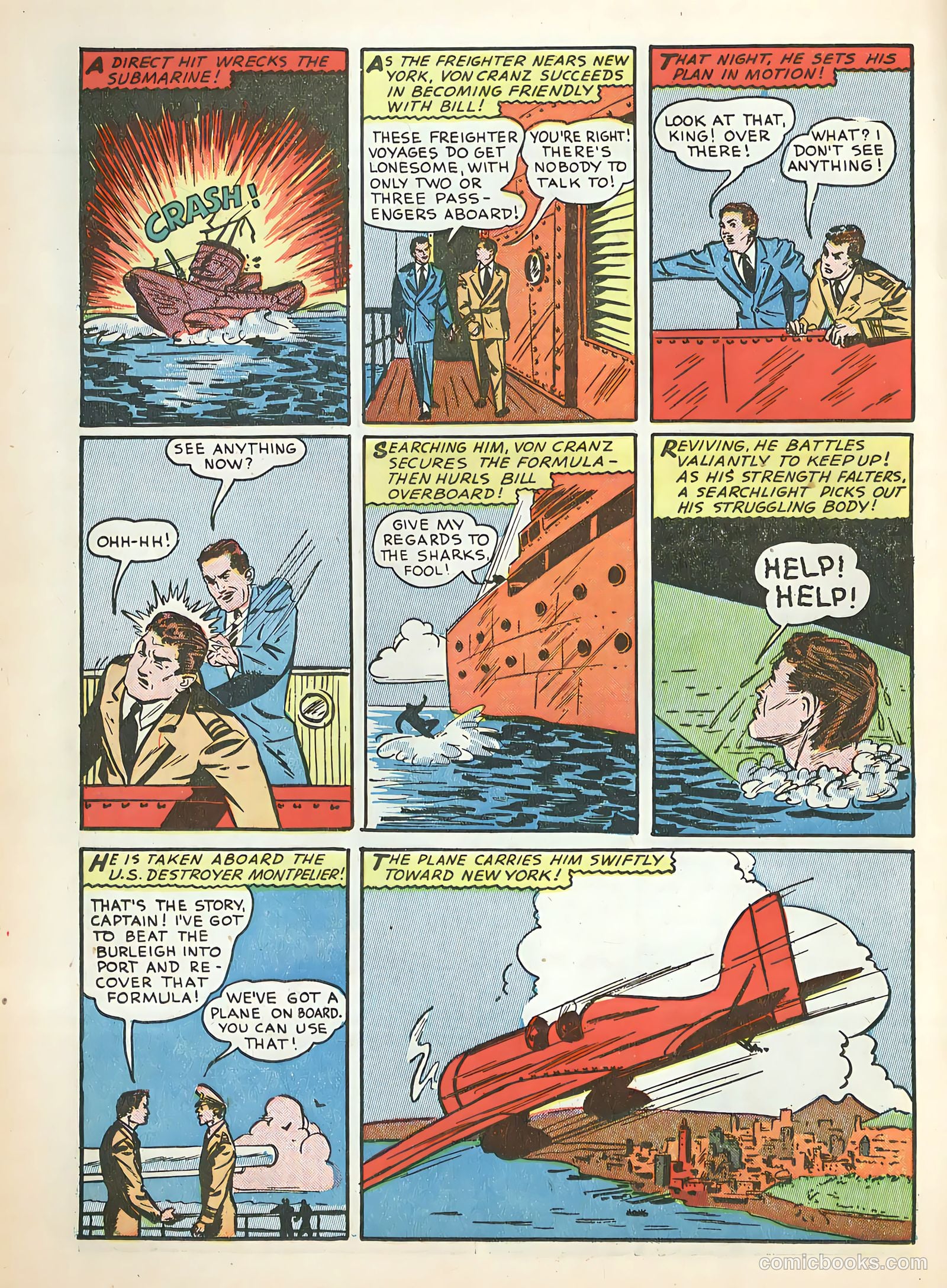 Exciting Comics #8 (1941) — page 40 of 68