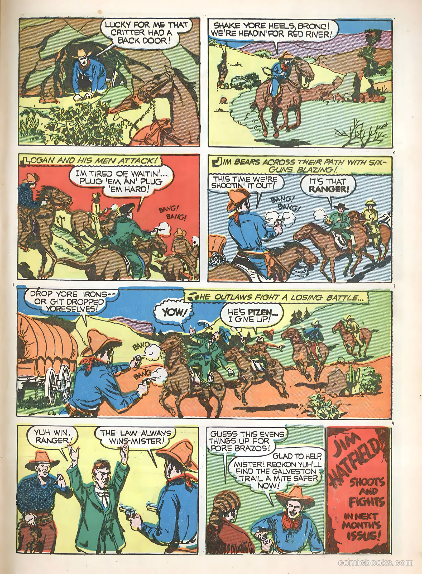 Exciting Comics #8 (1941) — page 51 of 68
