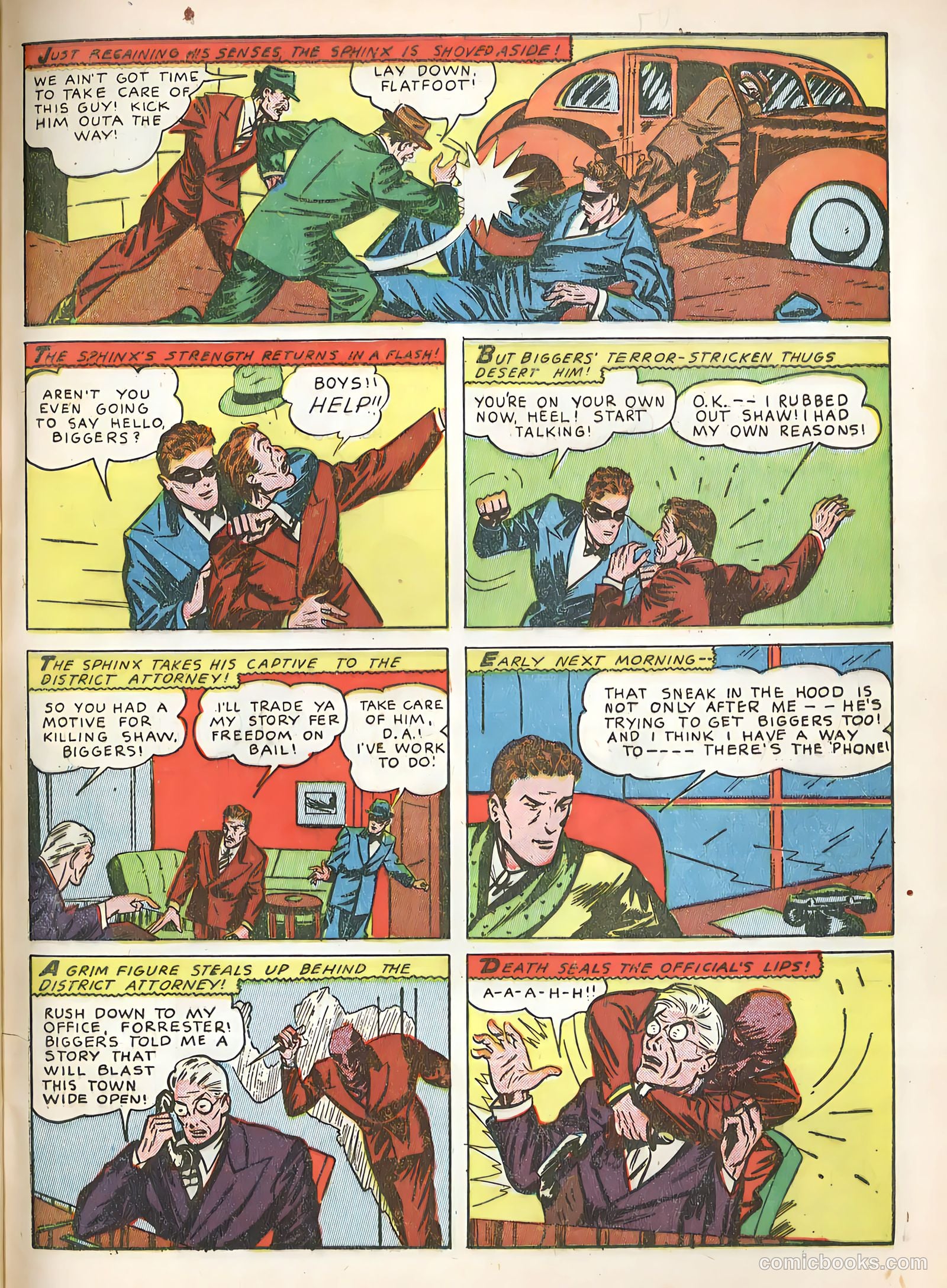 Exciting Comics #8 (1941) — page 57 of 68