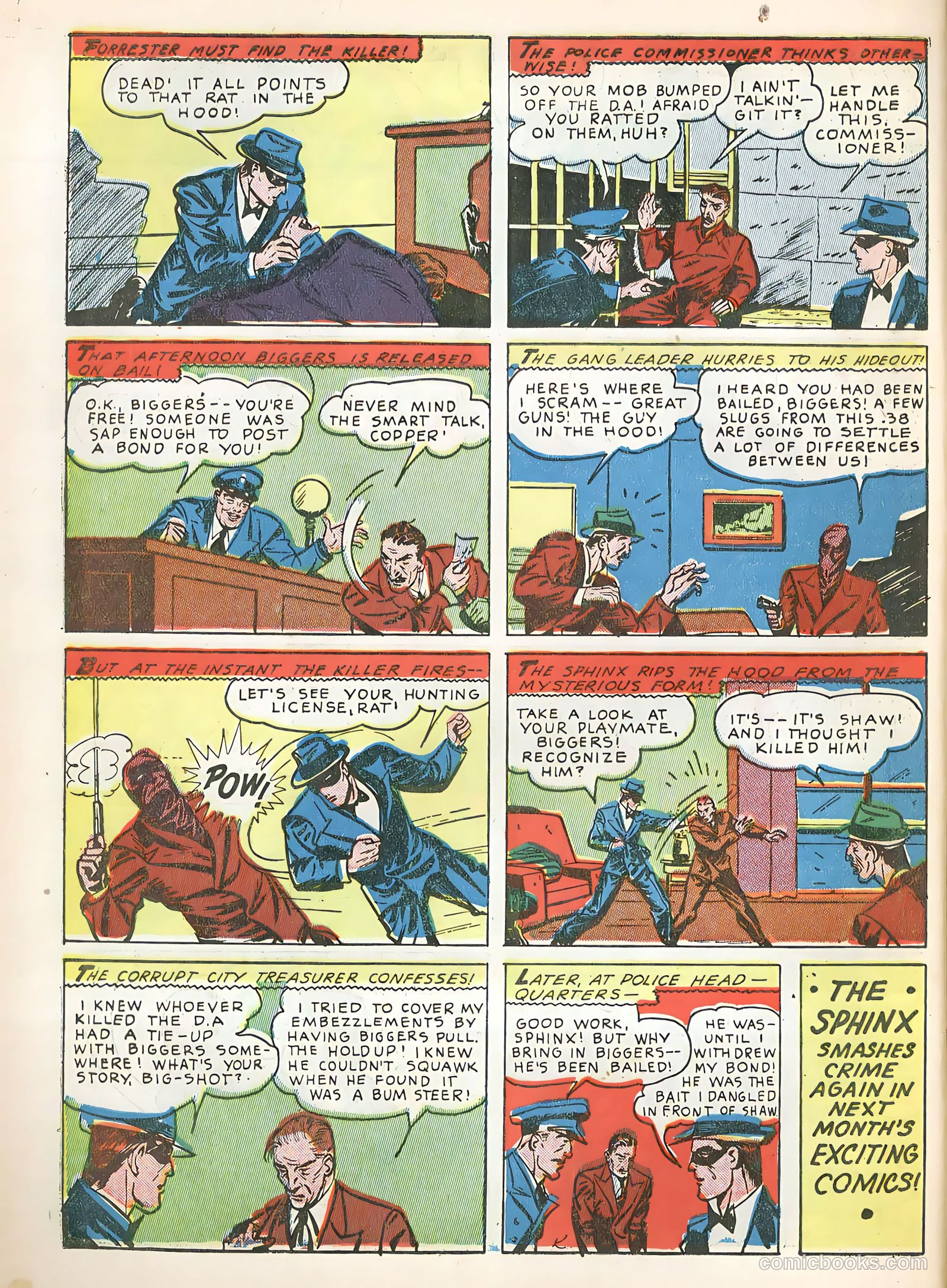 Exciting Comics #8 (1941) — page 58 of 68