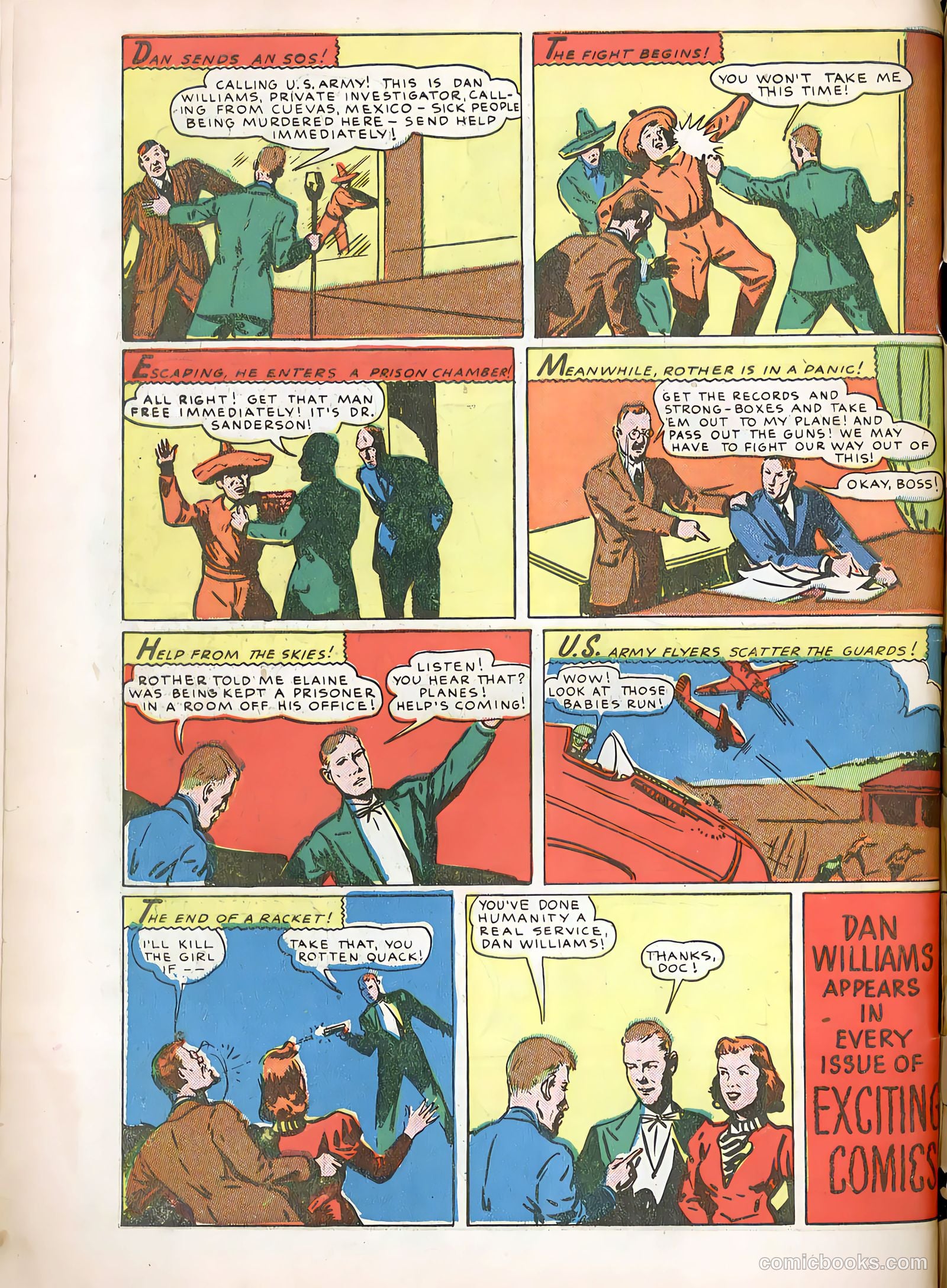 Exciting Comics #8 (1941) — page 66 of 68