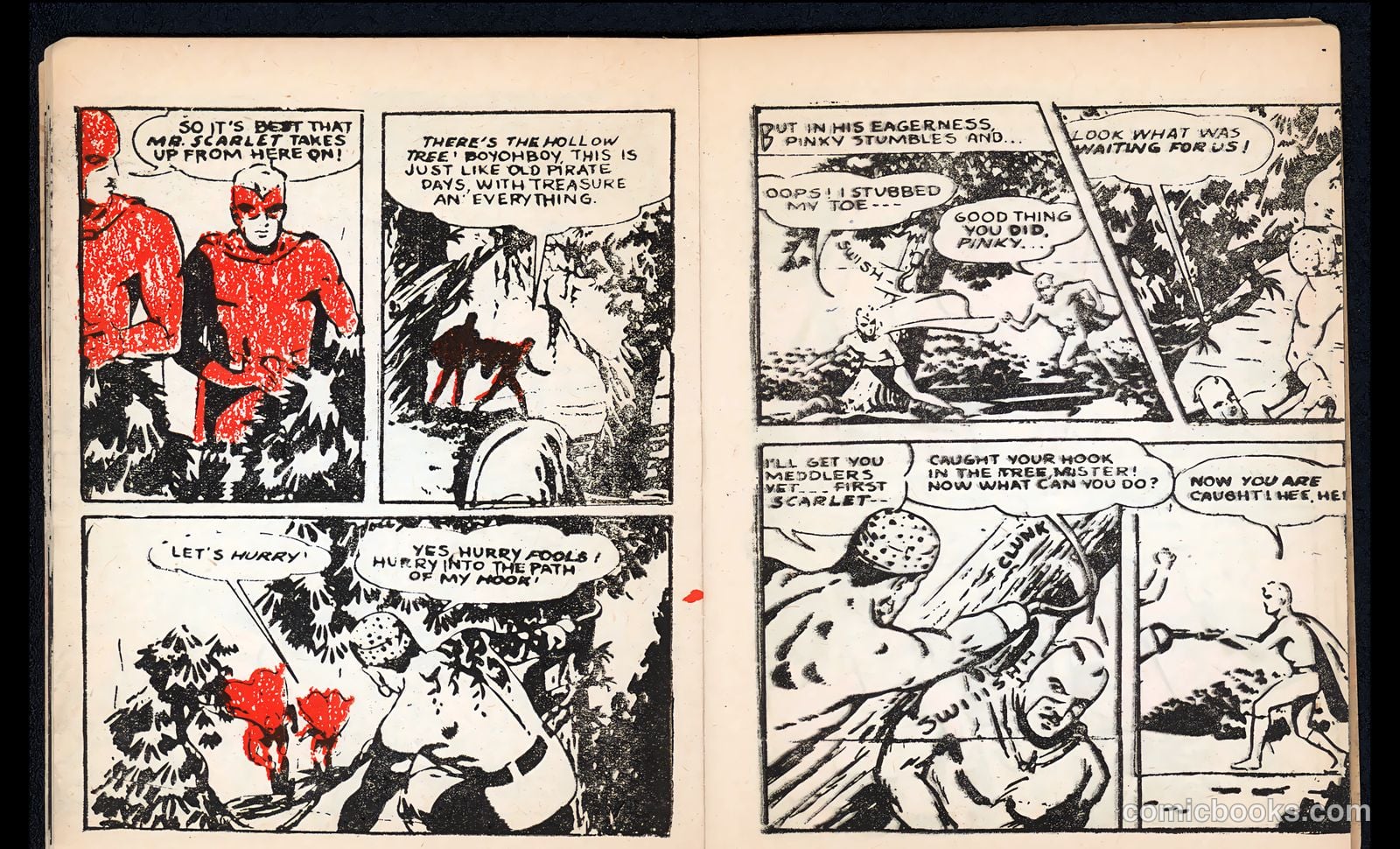 Mr. Scarlet and Pinky #1 (1943, Fawcett) — page 13 of 34