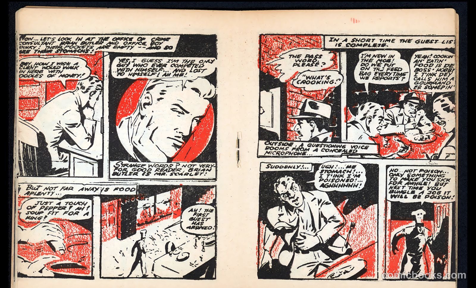 Mr. Scarlet and Pinky #1 (1943, Fawcett) — page 17 of 34