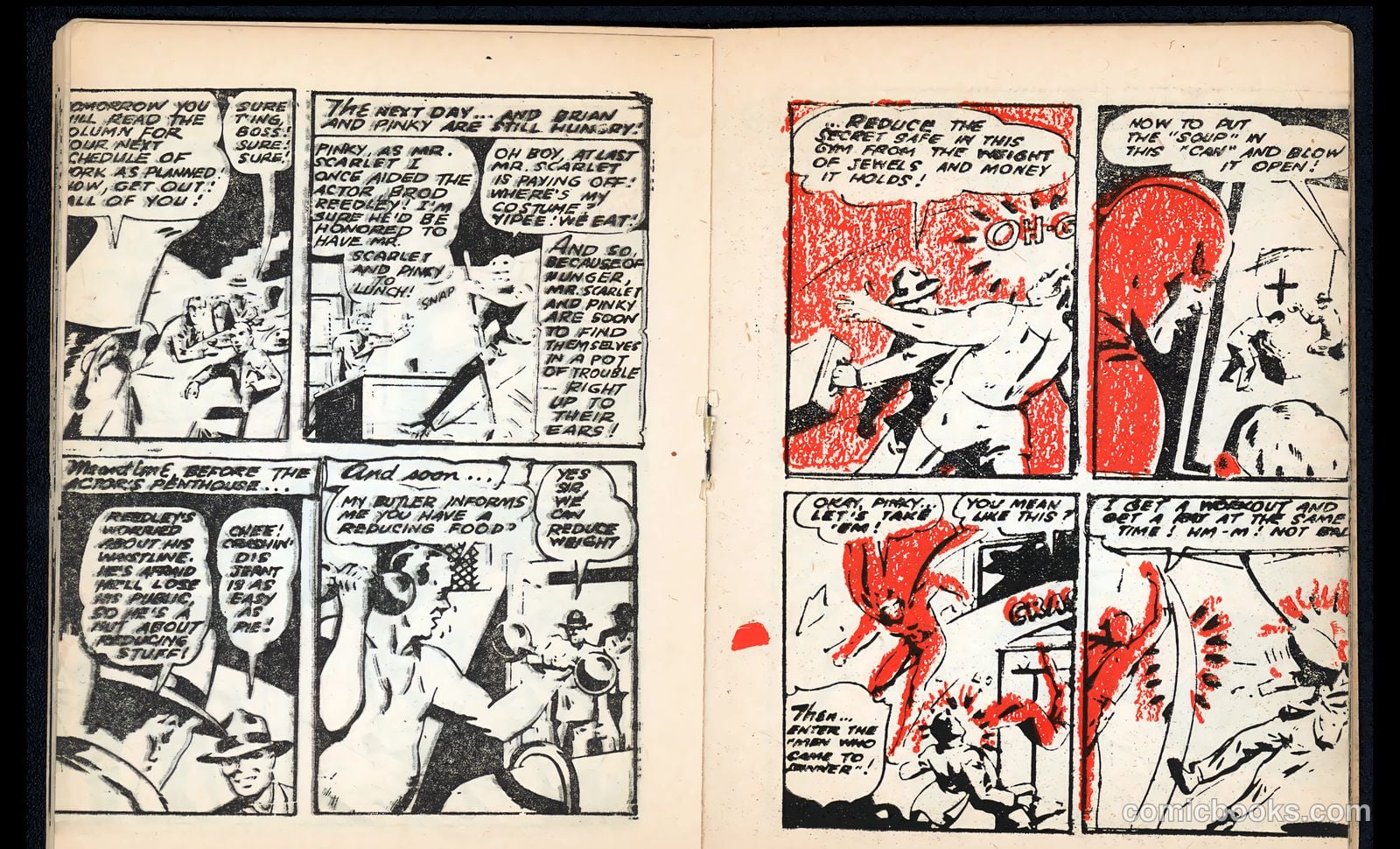 Mr. Scarlet and Pinky #1 (1943, Fawcett) — page 19 of 34
