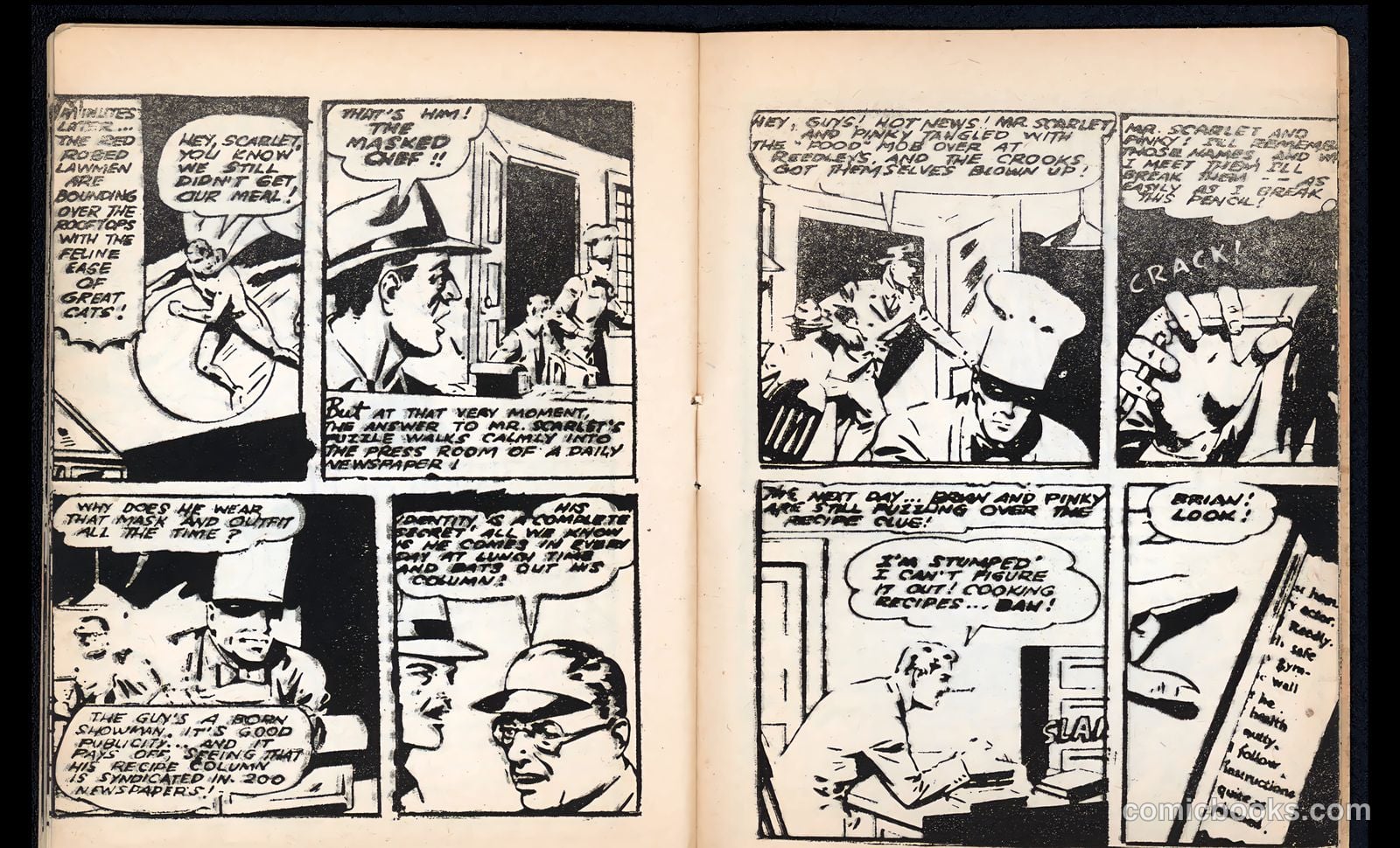 Mr. Scarlet and Pinky #1 (1943, Fawcett) — page 25 of 34
