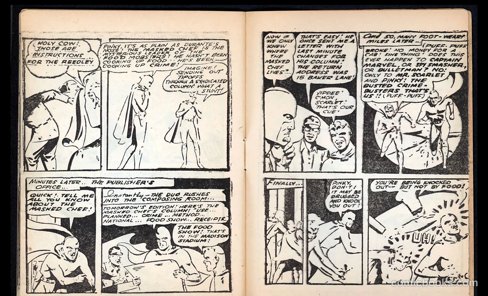 Mr. Scarlet and Pinky #1 (1943, Fawcett) — page 27 of 34