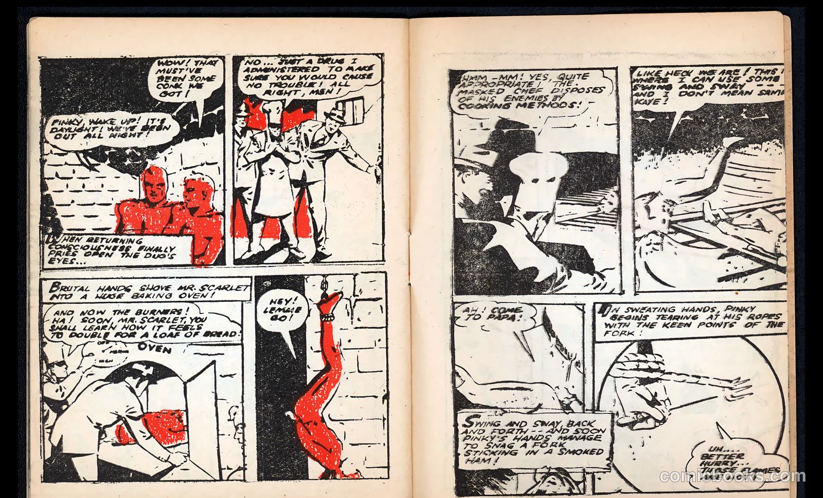 Mr. Scarlet and Pinky #1 (1943, Fawcett) — page 29 of 34
