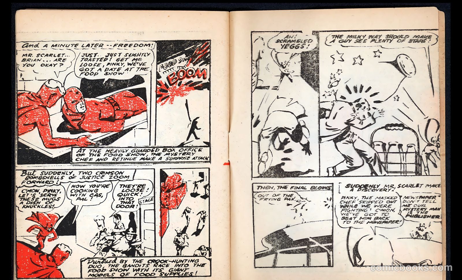Mr. Scarlet and Pinky #1 (1943, Fawcett) — page 31 of 34
