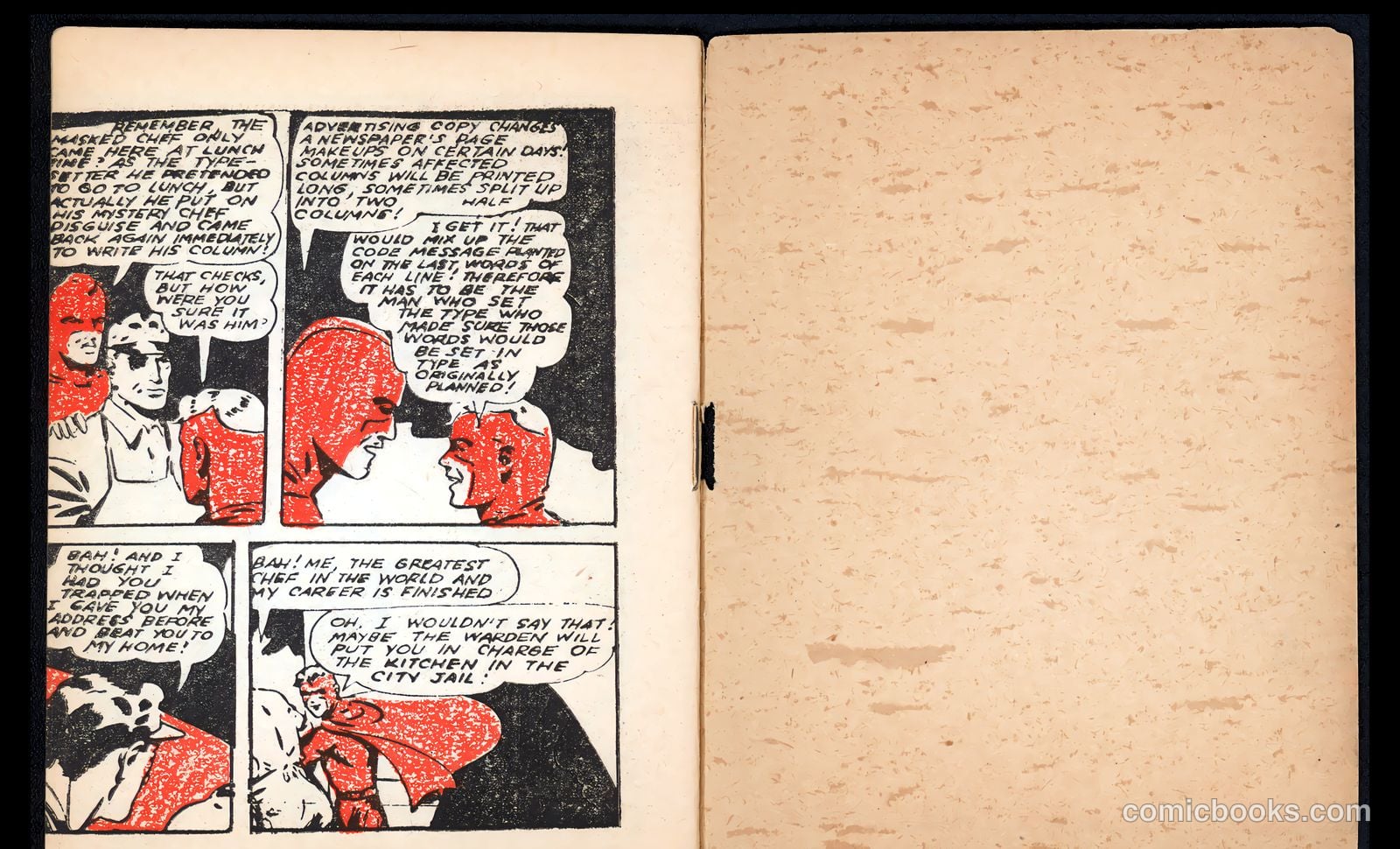 Mr. Scarlet and Pinky #1 (1943, Fawcett) — page 33 of 34
