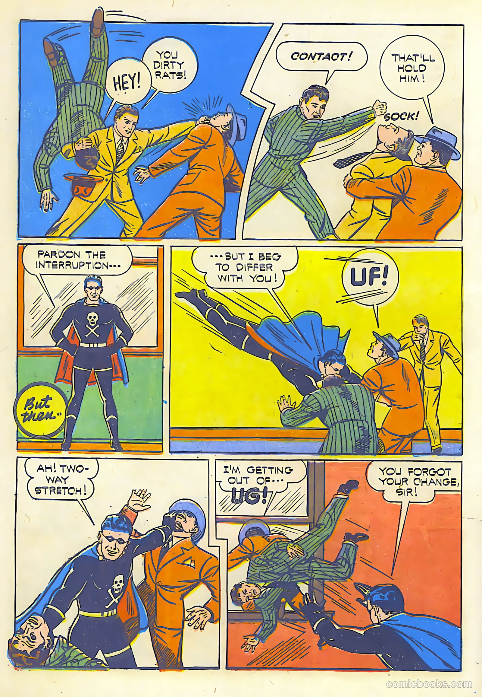 Exciting Comics #22 (1942) — page 8 of 68