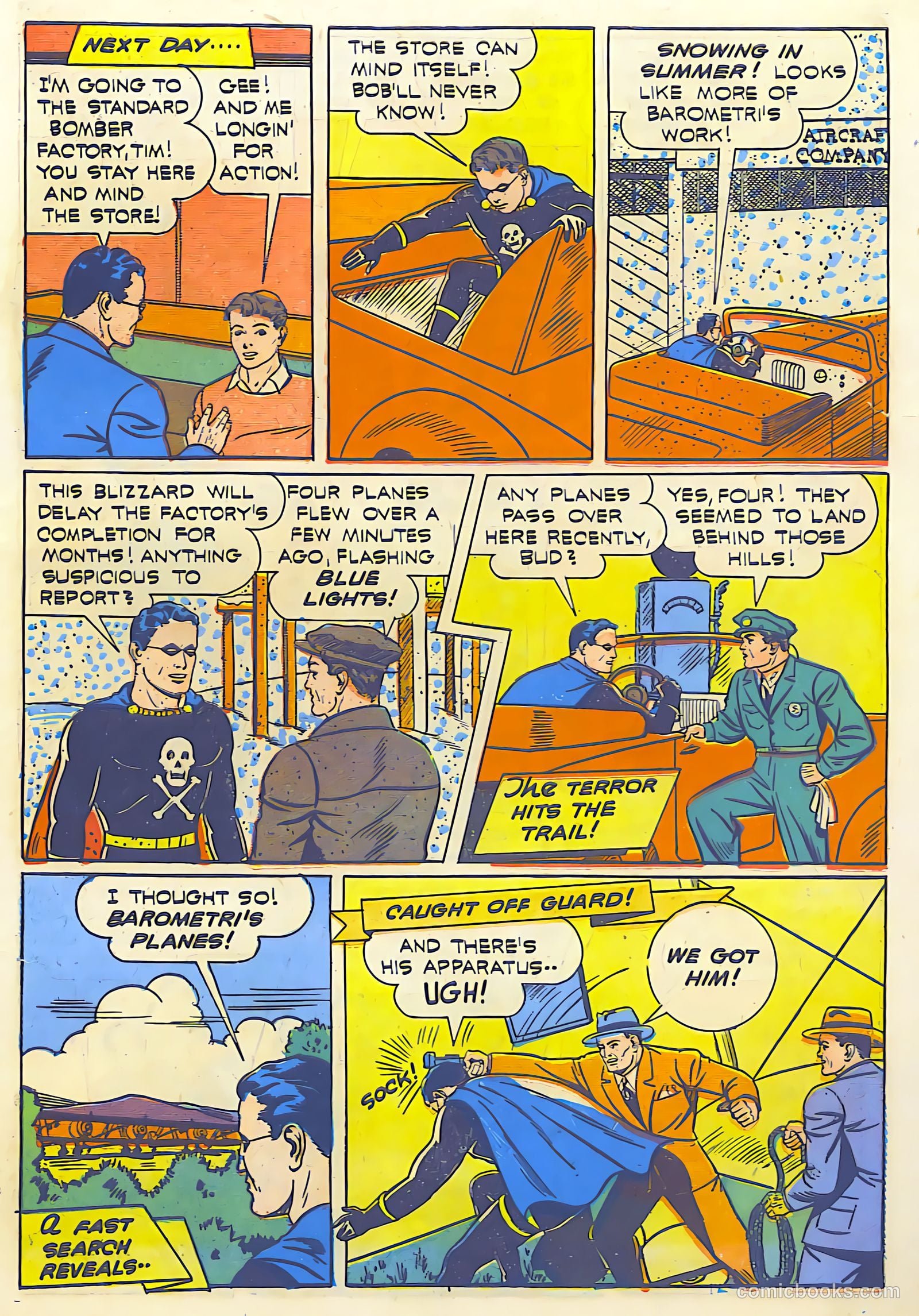 Exciting Comics #22 (1942) — page 11 of 68