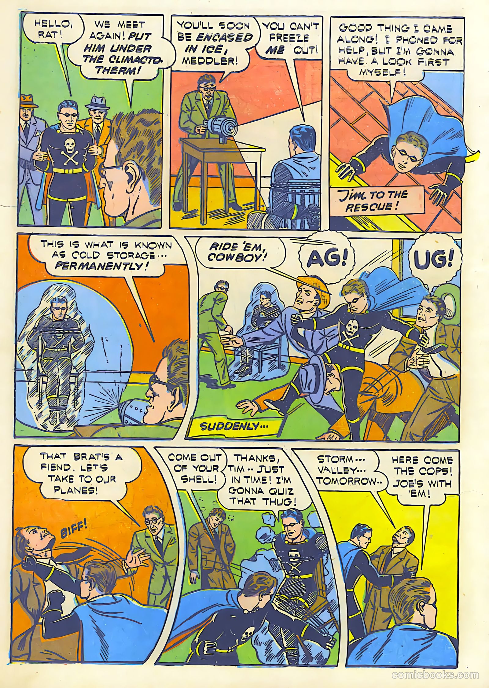 Exciting Comics #22 (1942) — page 12 of 68
