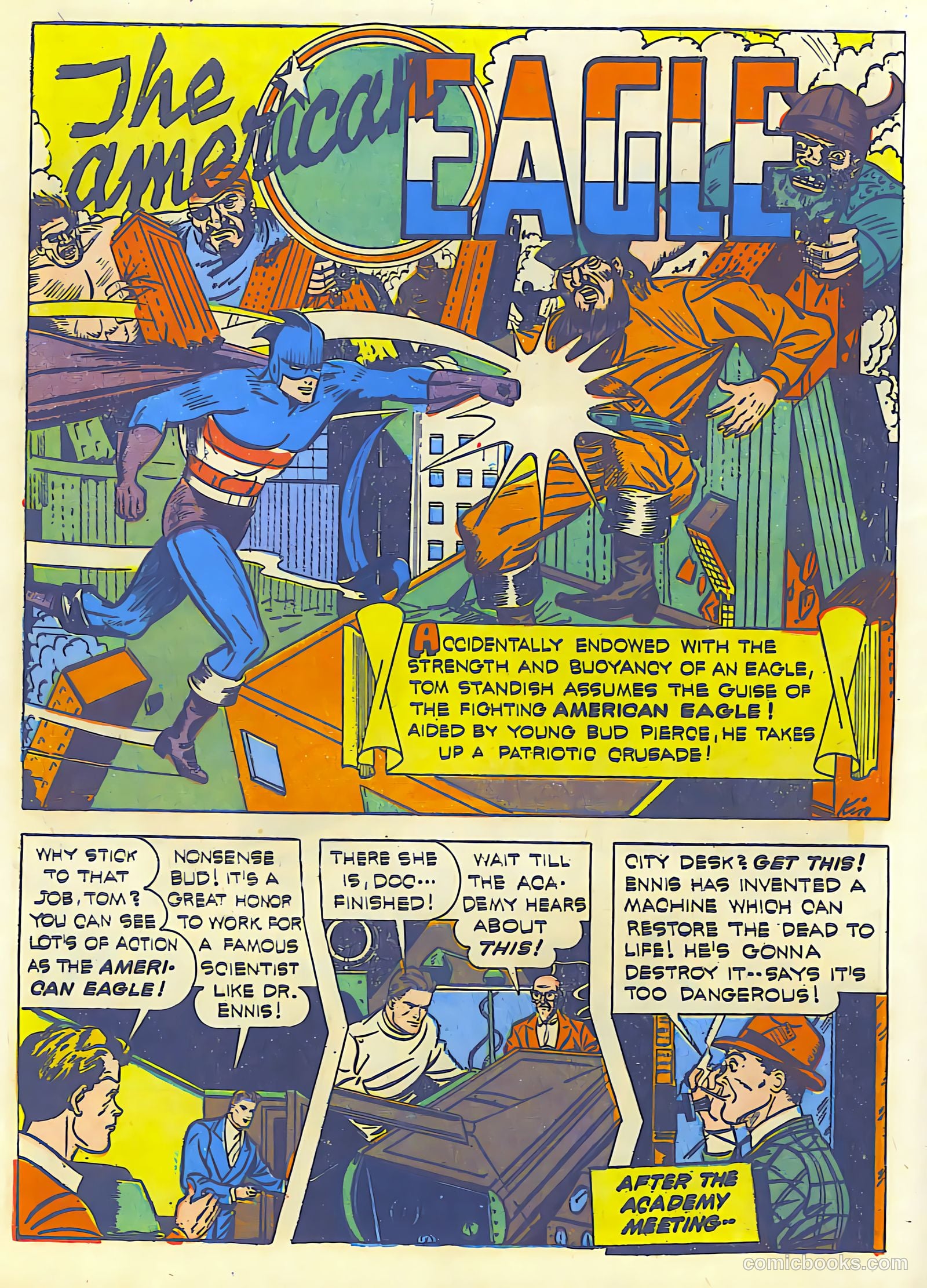 Exciting Comics #22 (1942) — page 16 of 68