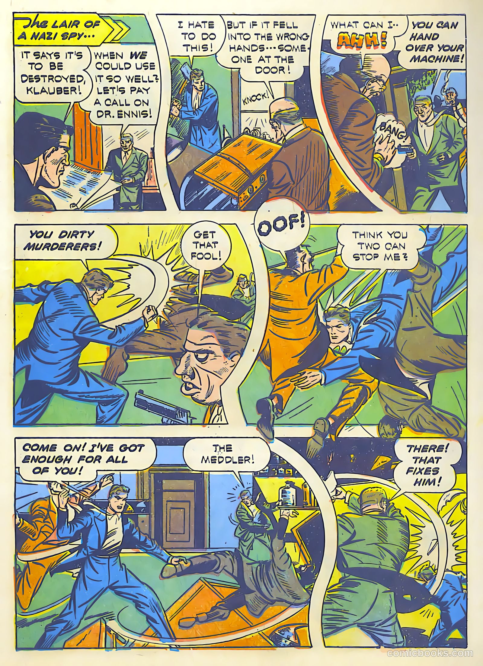 Exciting Comics #22 (1942) — page 17 of 68