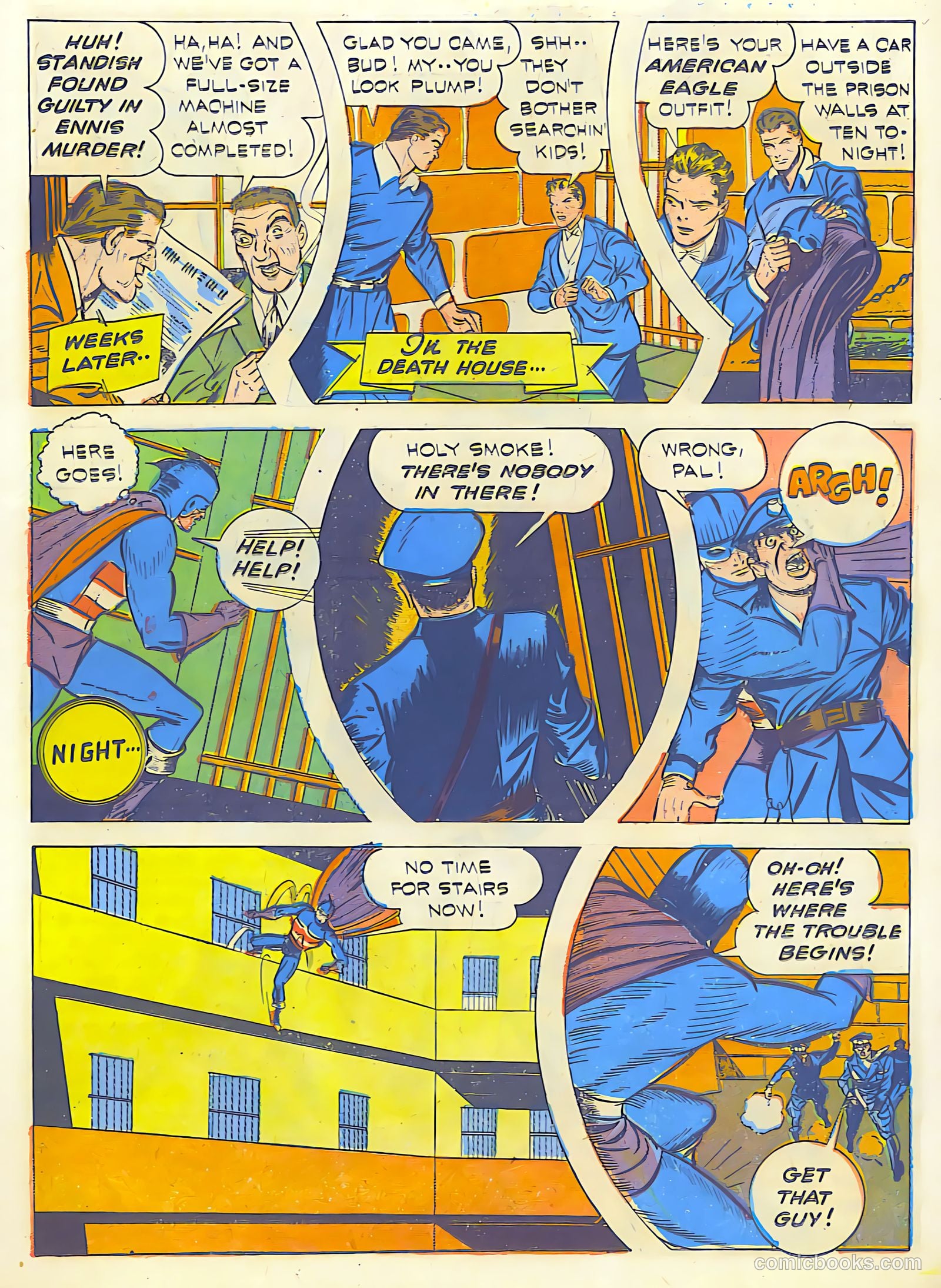 Exciting Comics #22 (1942) — page 19 of 68
