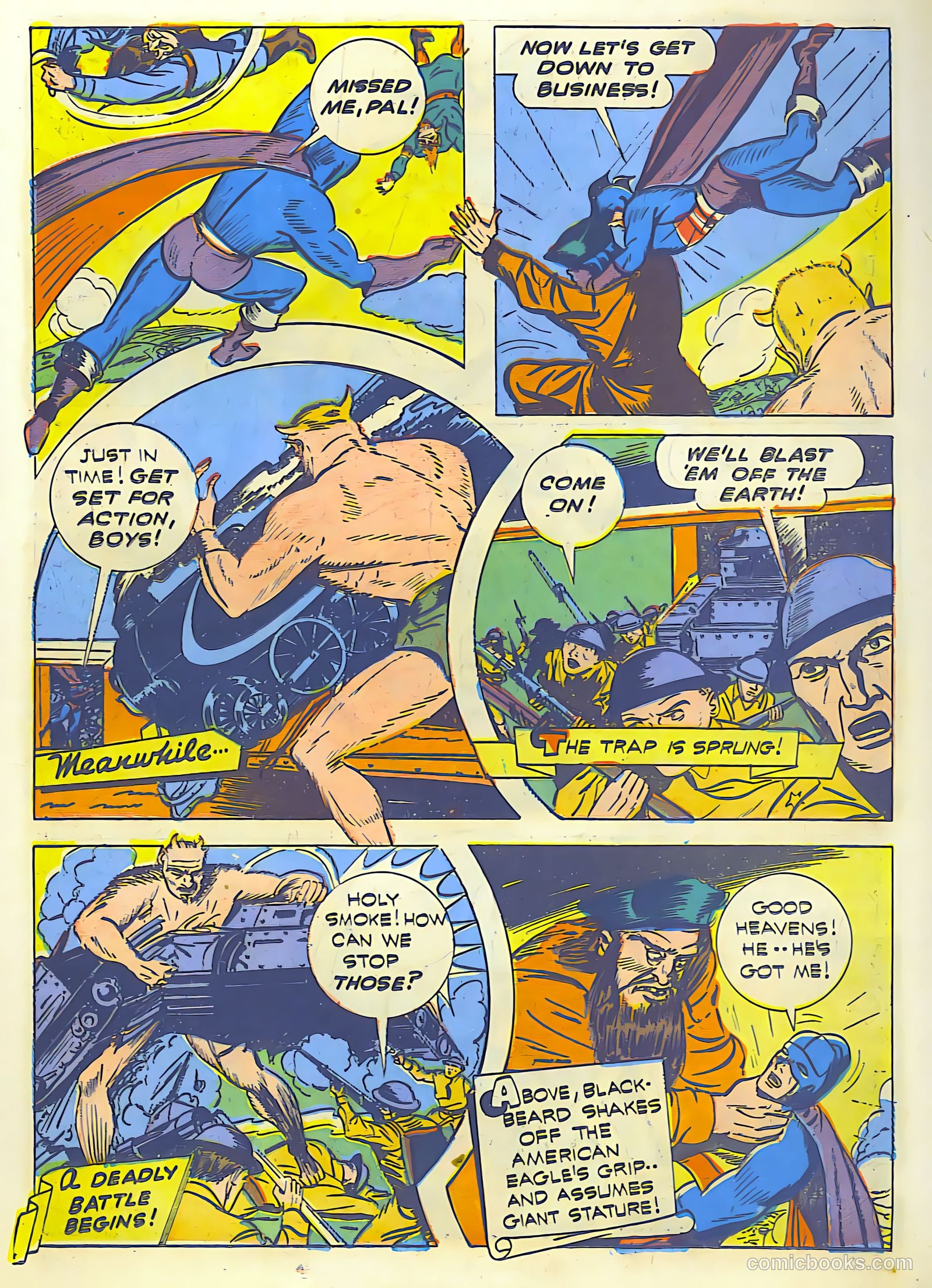 Exciting Comics #22 (1942) — page 23 of 68