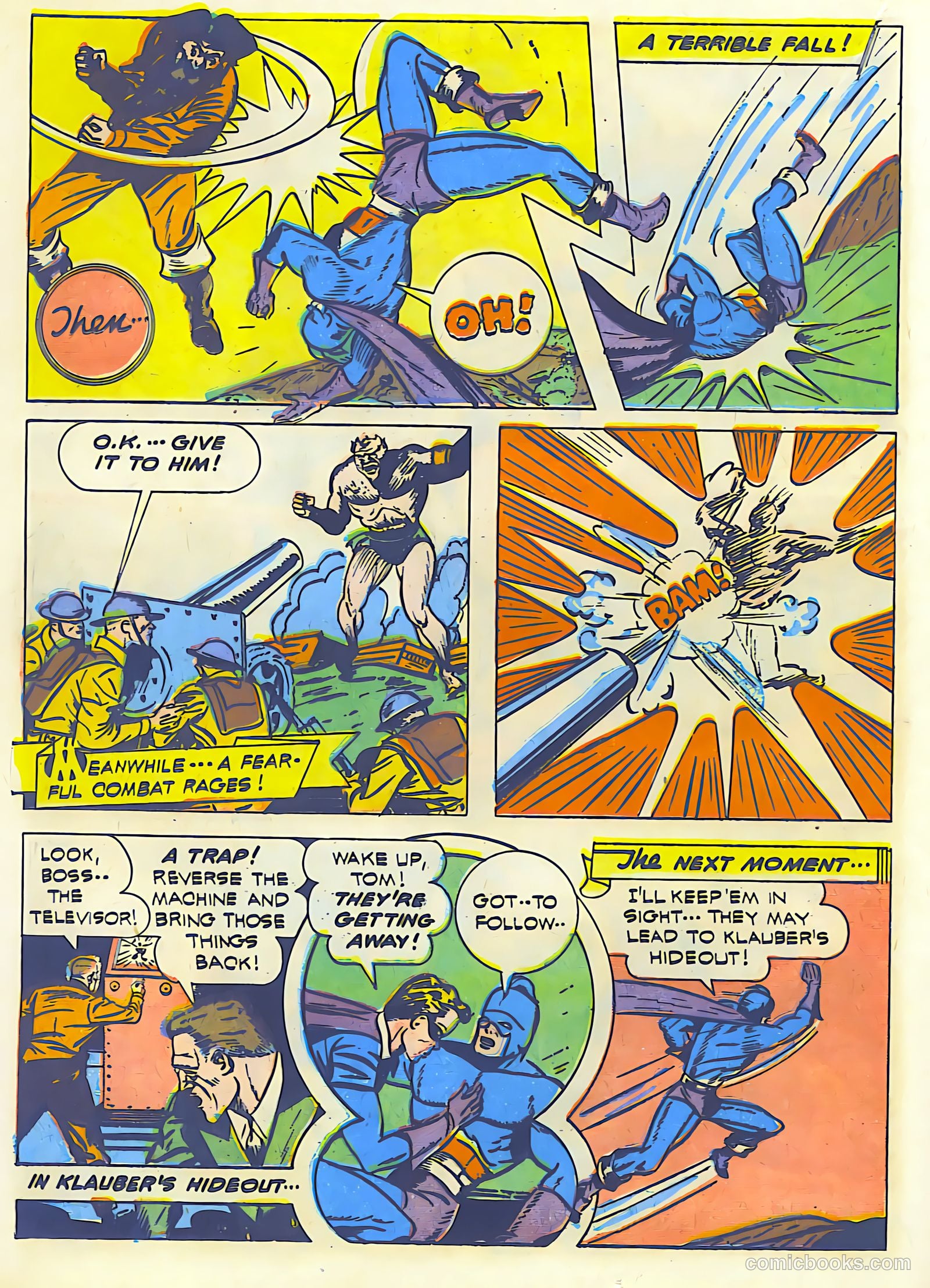 Exciting Comics #22 (1942) — page 24 of 68