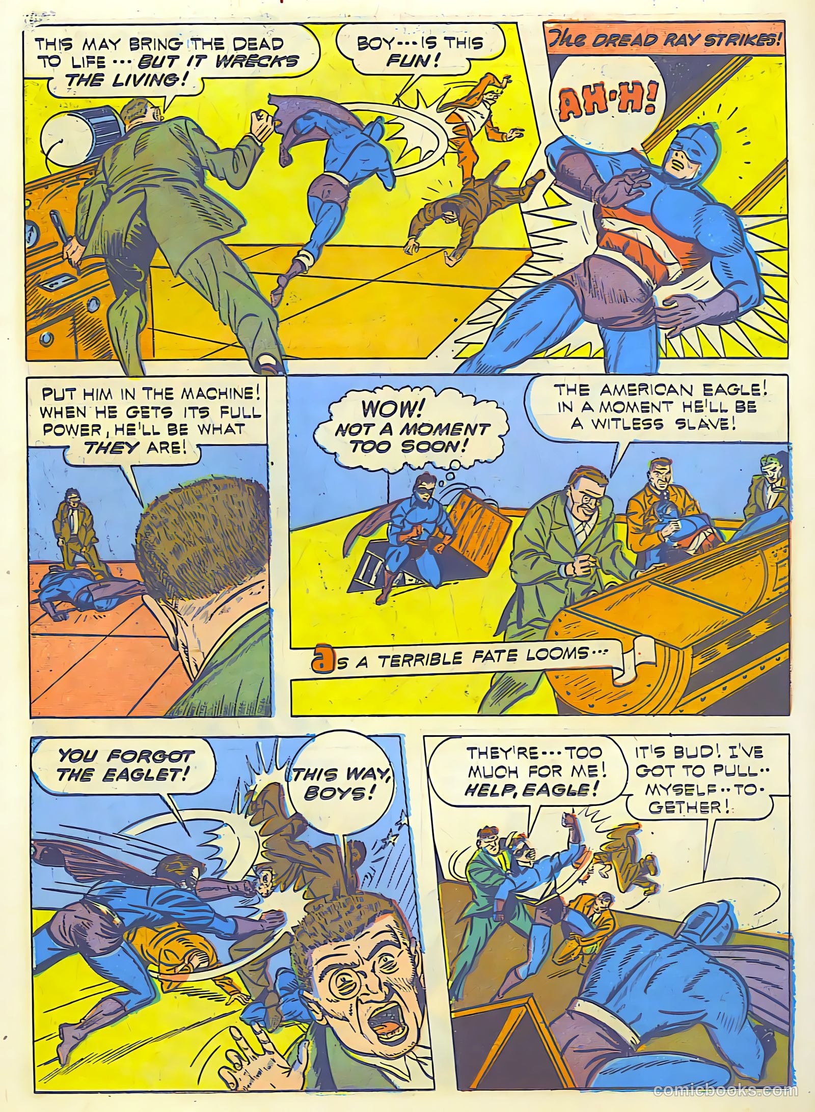 Exciting Comics #22 (1942) — page 27 of 68