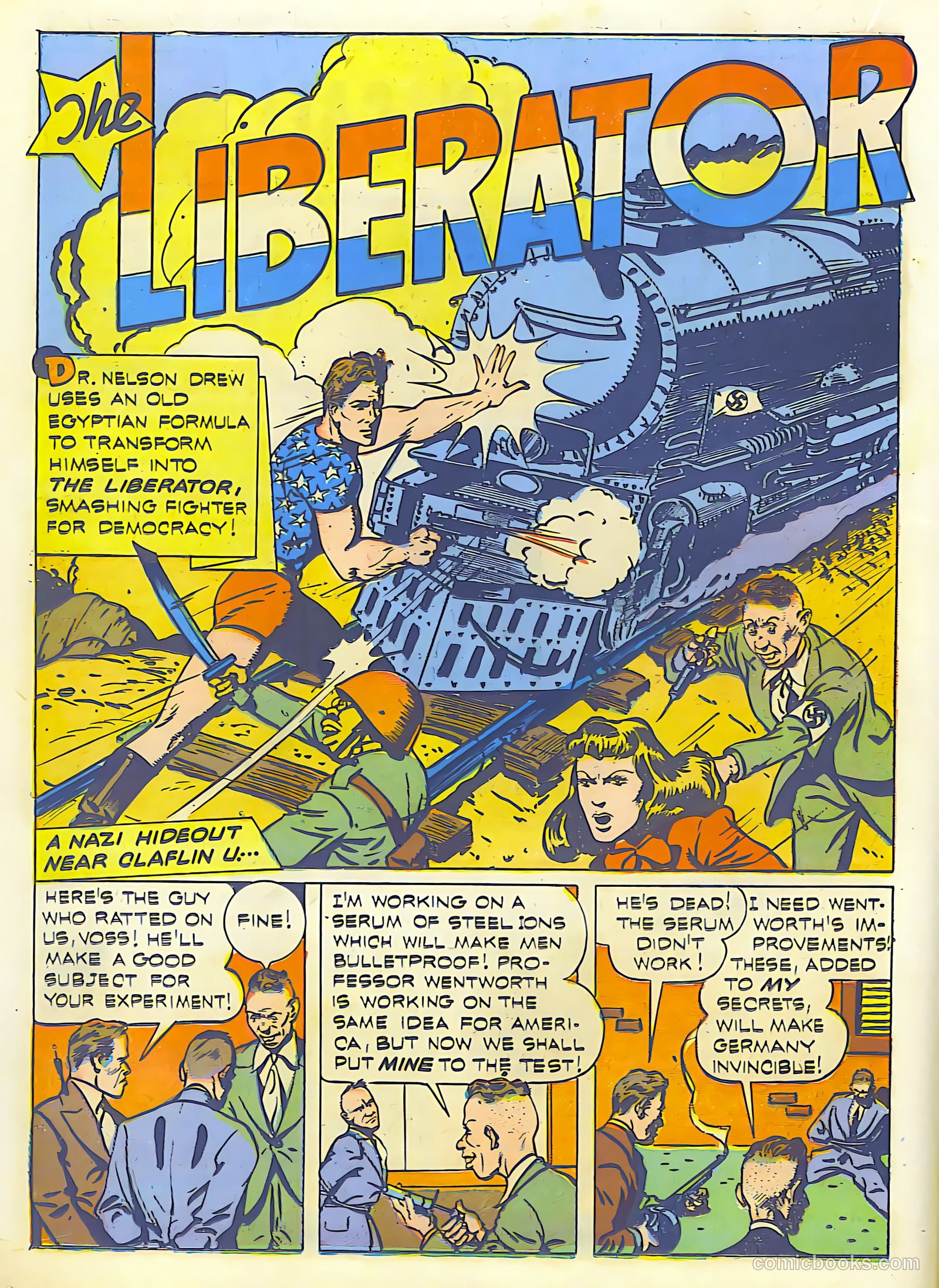Exciting Comics #22 (1942) — page 30 of 68