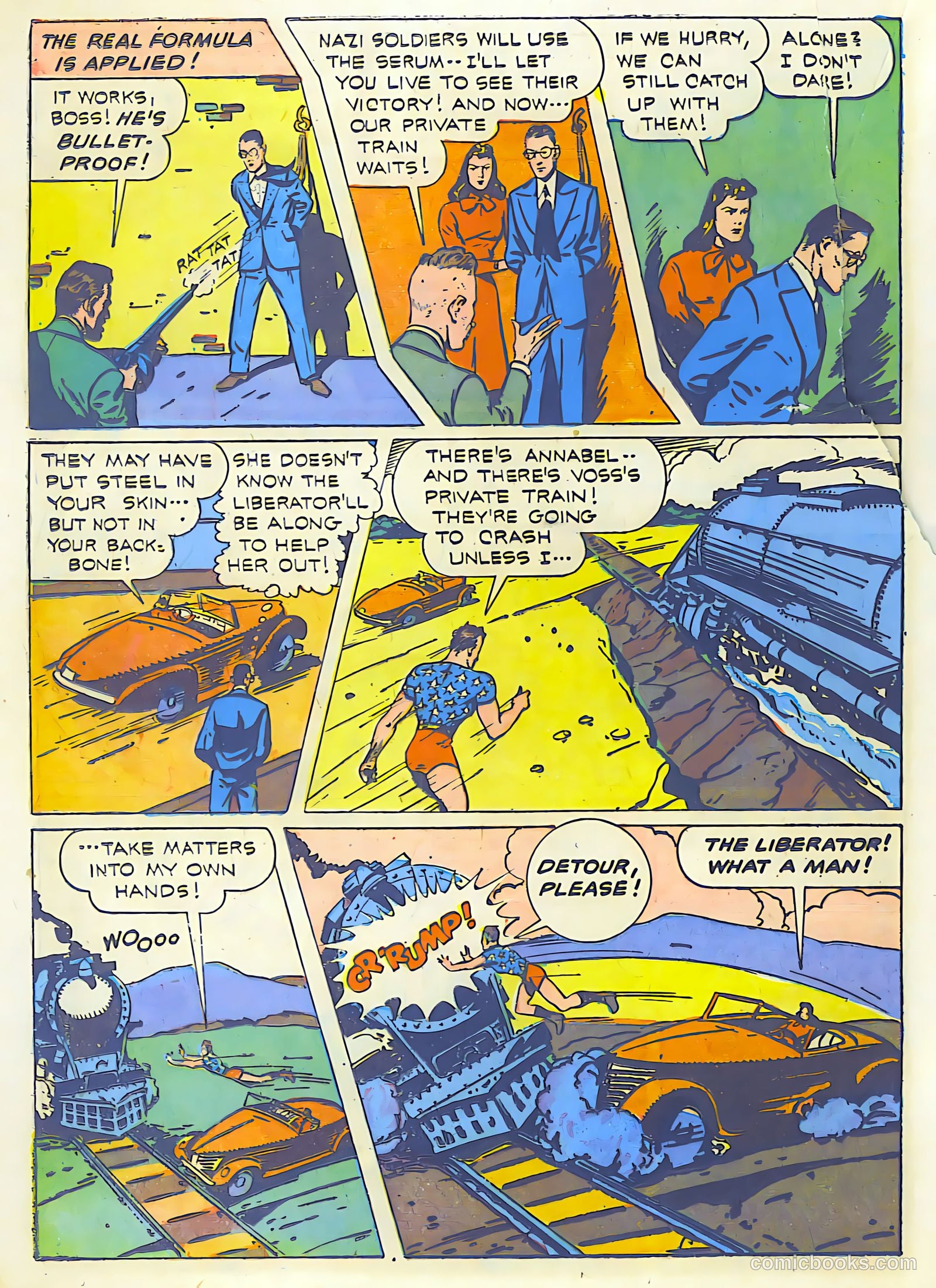 Exciting Comics #22 (1942) — page 36 of 68