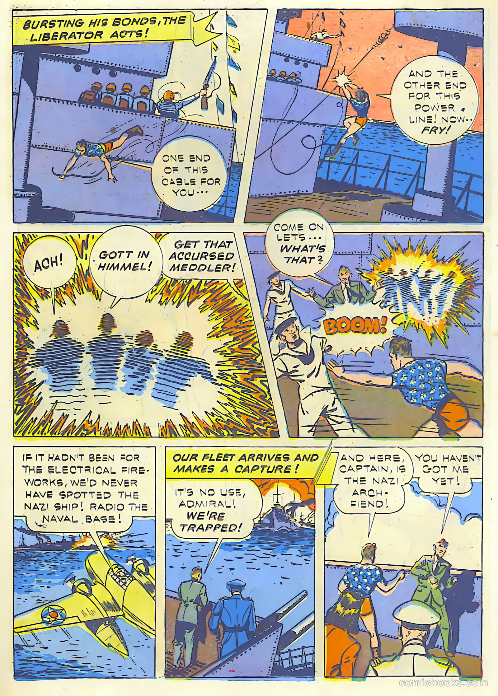 Exciting Comics #22 (1942) — page 39 of 68