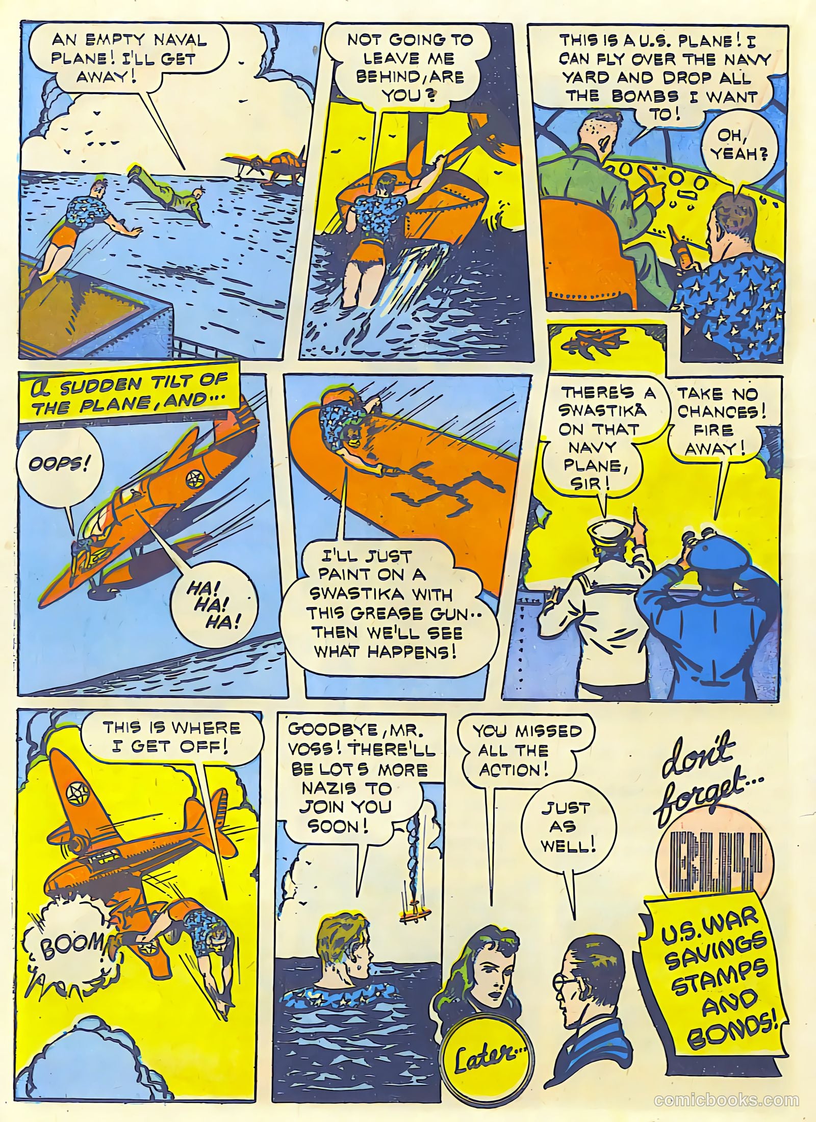 Exciting Comics #22 (1942) — page 40 of 68