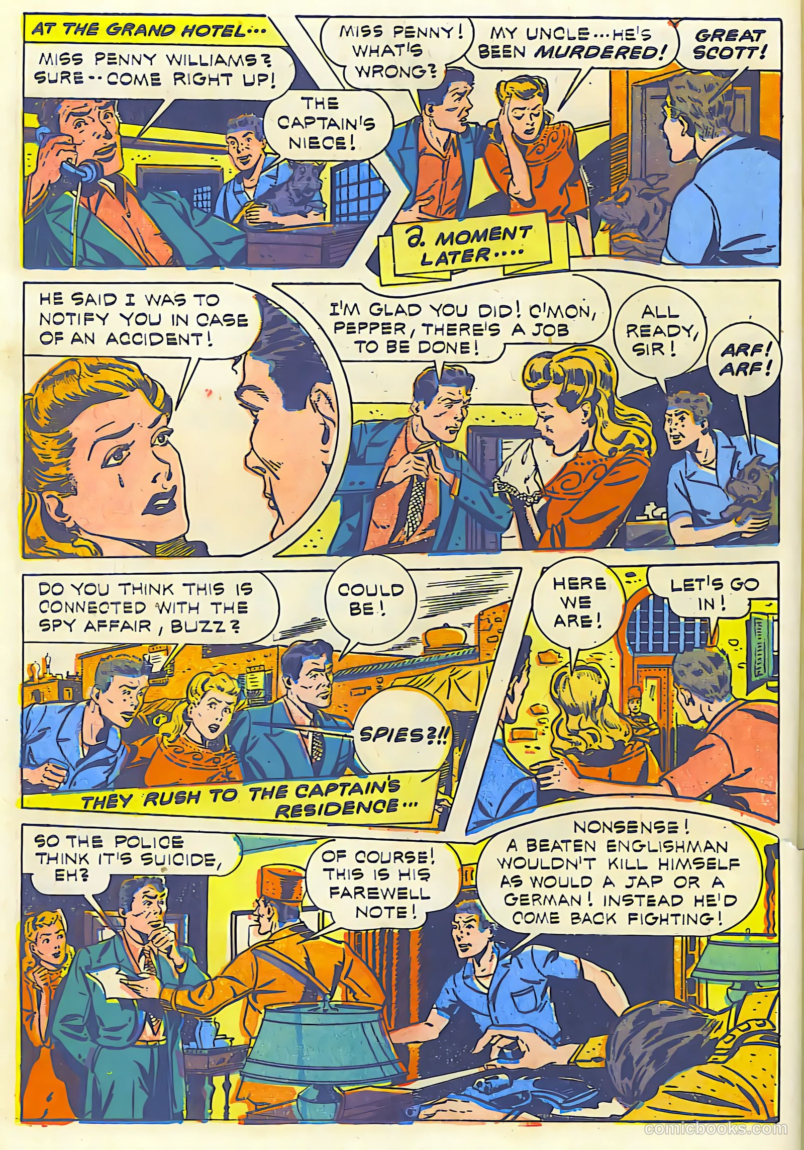 Exciting Comics #22 (1942) — page 52 of 68