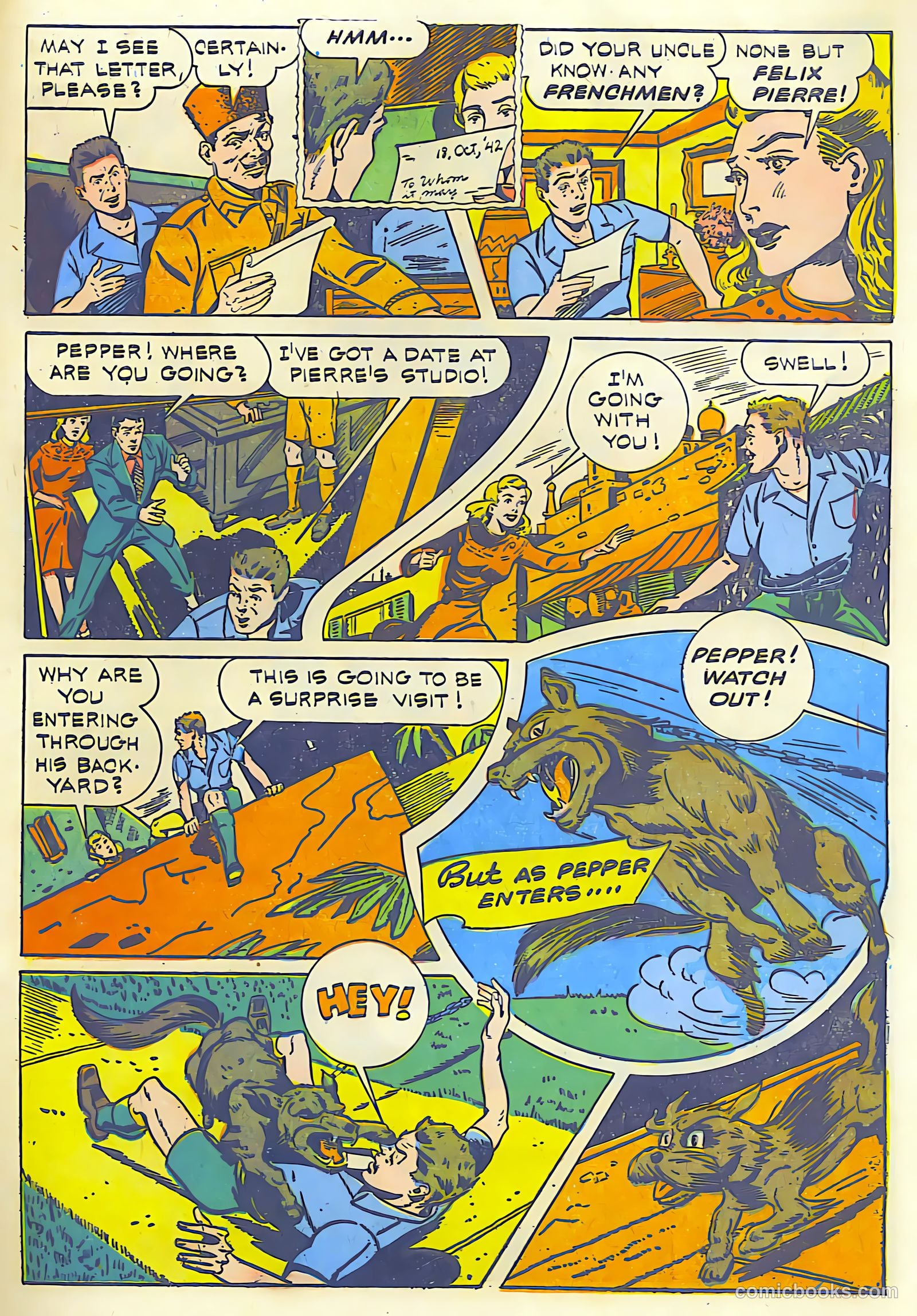 Exciting Comics #22 (1942) — page 53 of 68