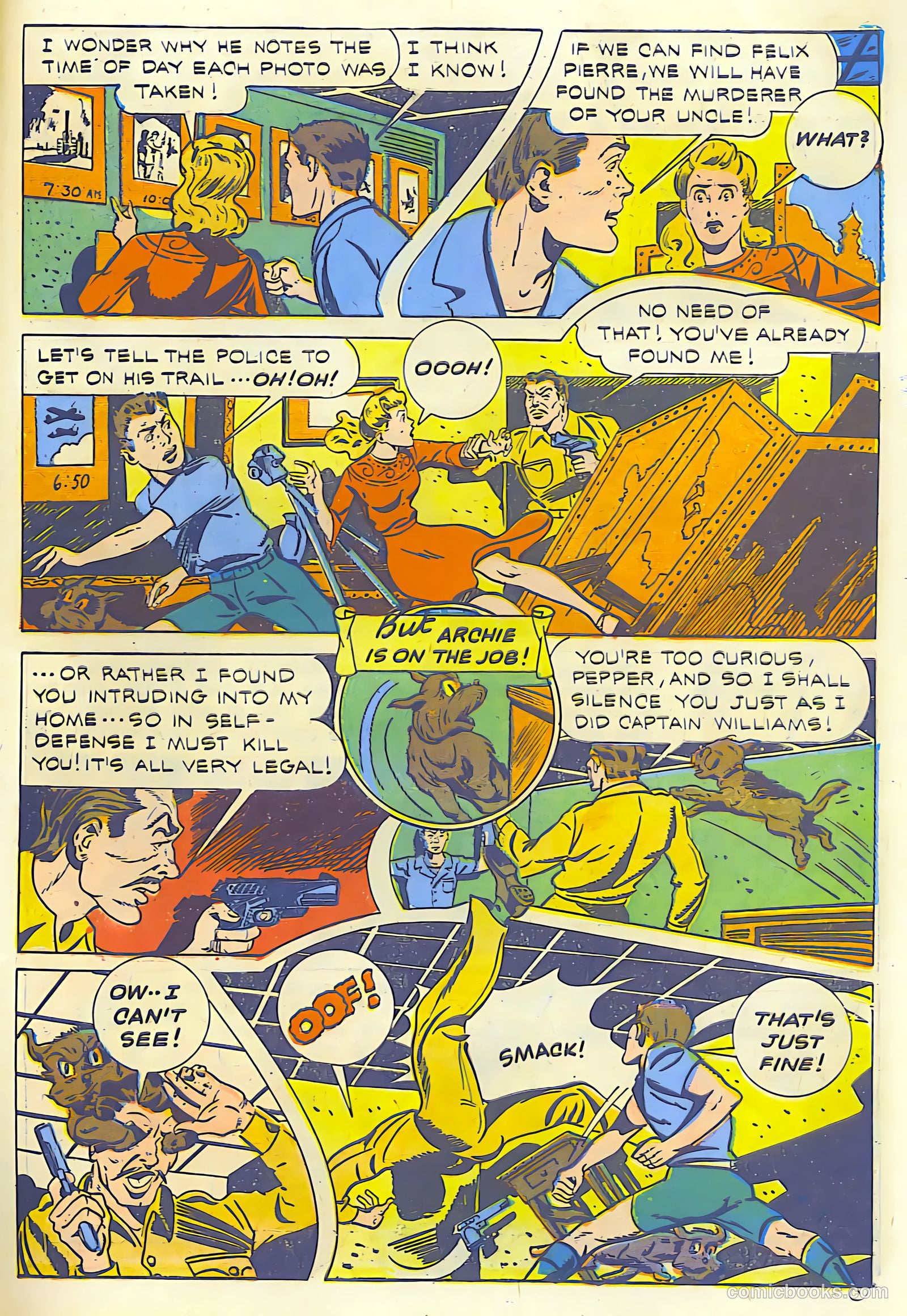Exciting Comics #22 (1942) — page 55 of 68