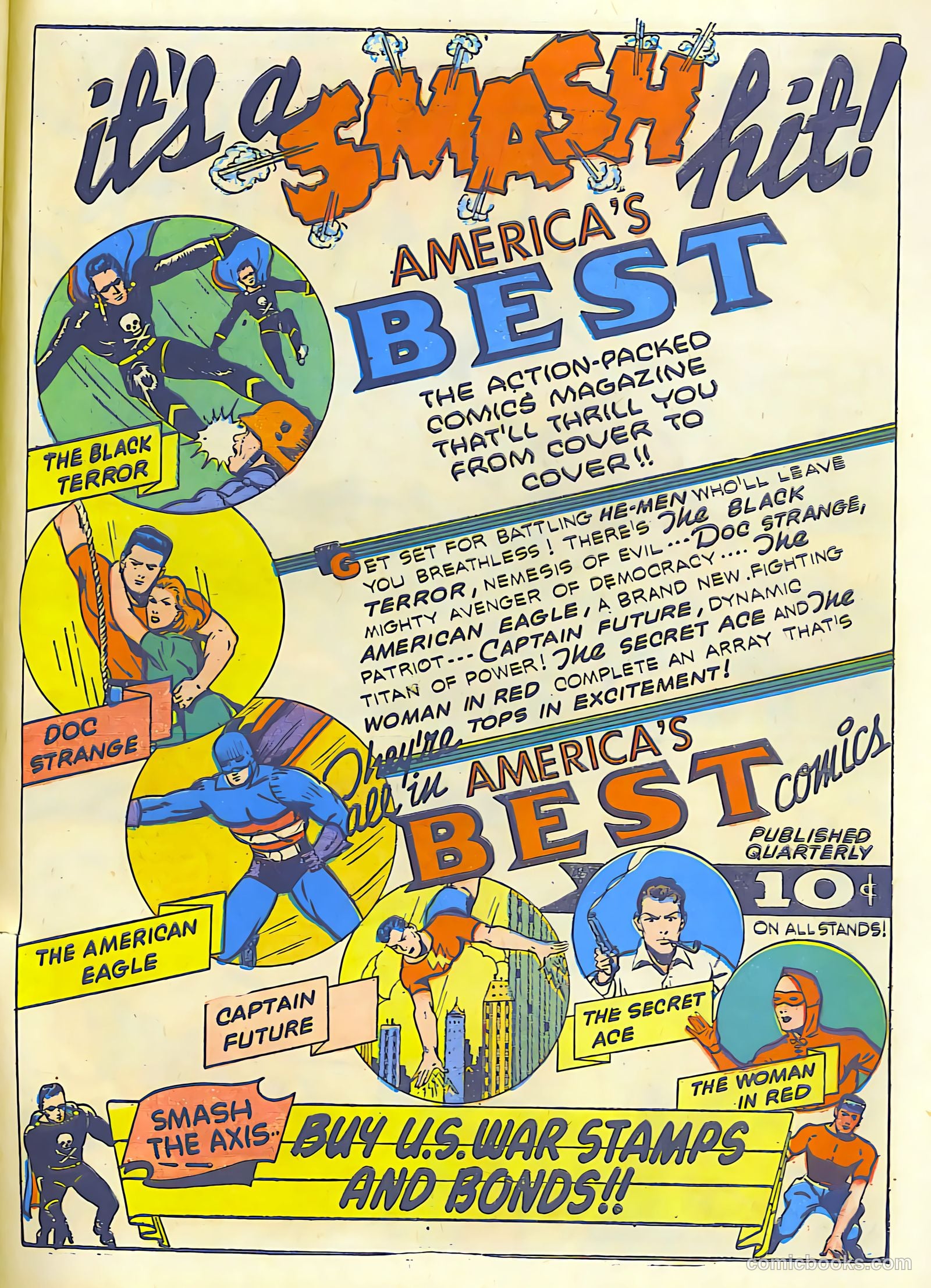 Exciting Comics #22 (1942) — page 57 of 68
