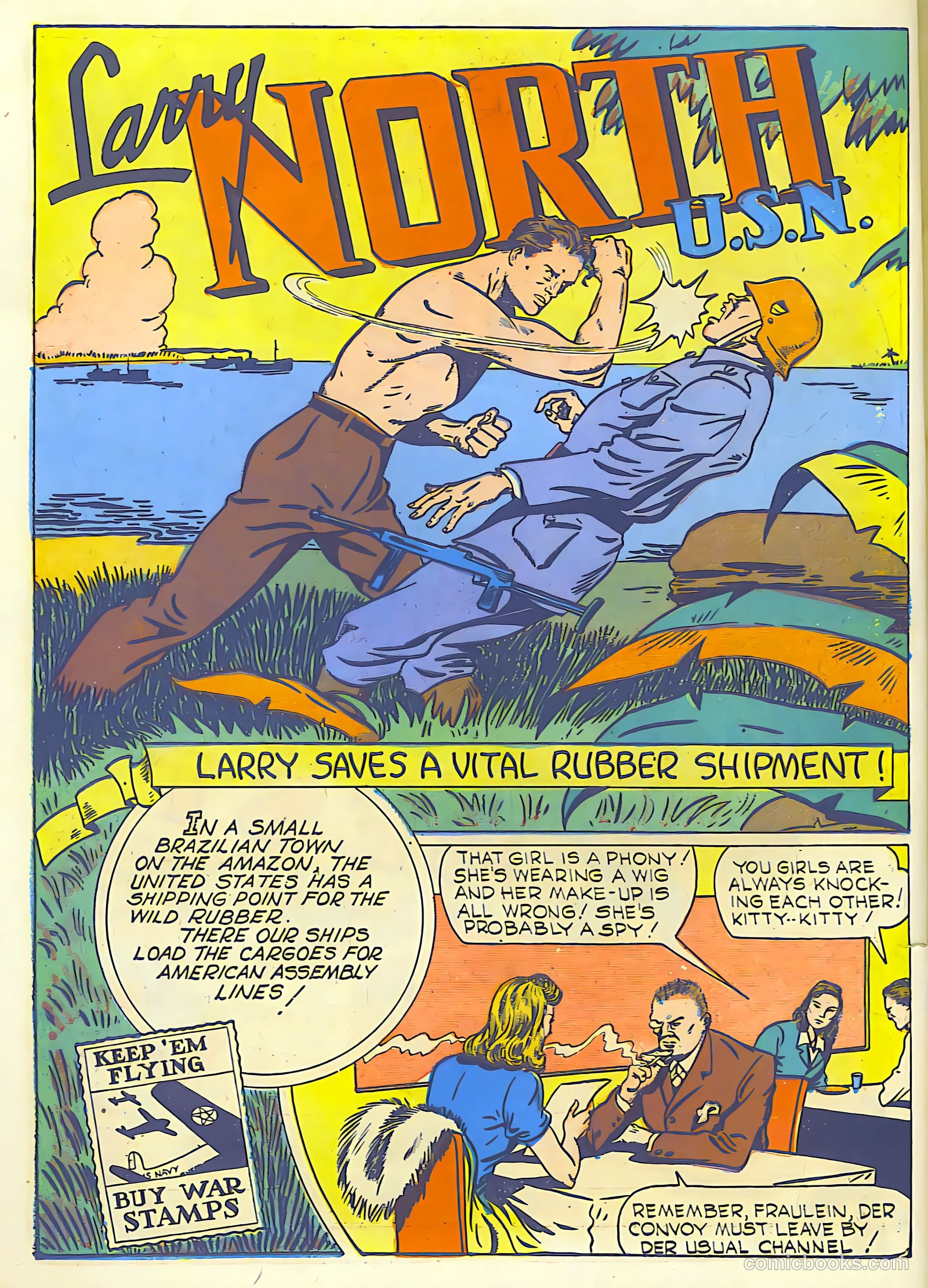 Exciting Comics #22 (1942) — page 58 of 68