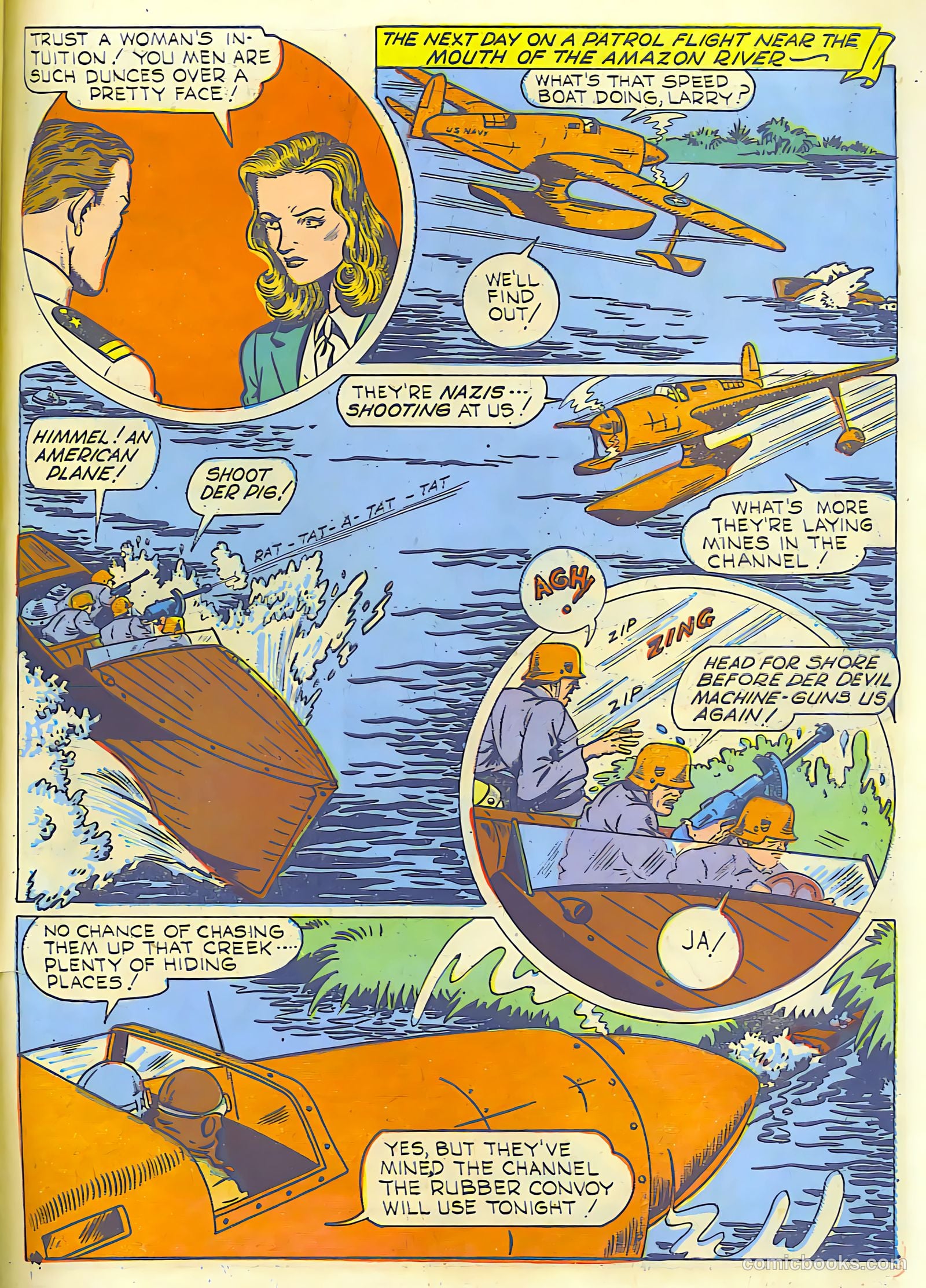 Exciting Comics #22 (1942) — page 59 of 68