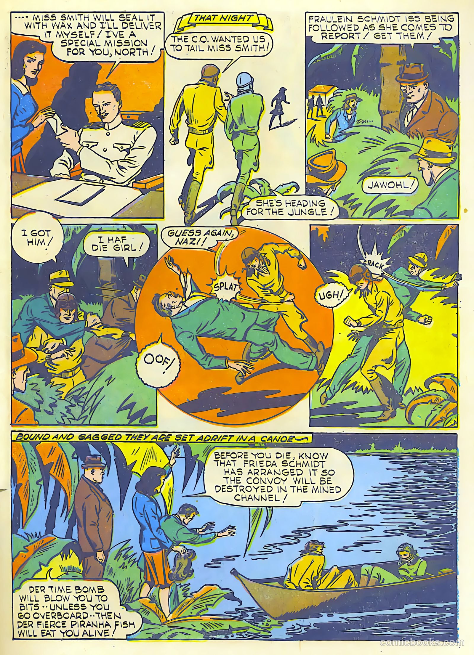 Exciting Comics #22 (1942) — page 61 of 68