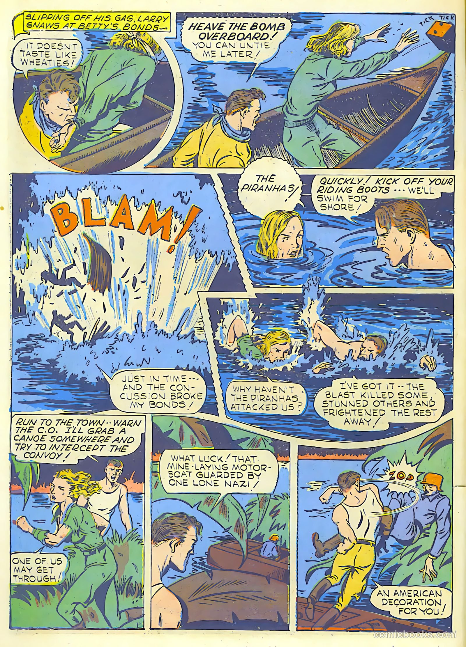 Exciting Comics #22 (1942) — page 62 of 68