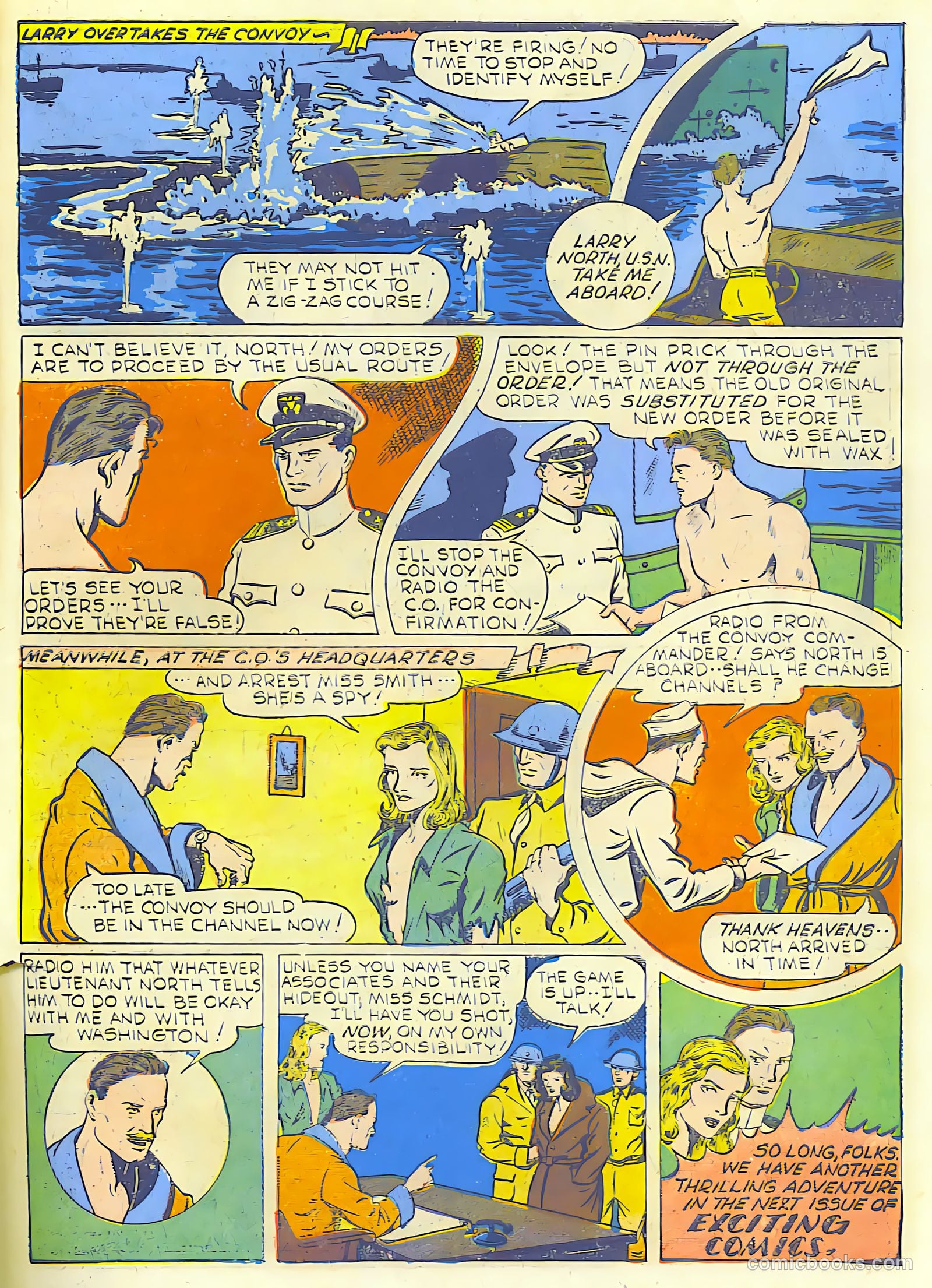 Exciting Comics #22 (1942) — page 63 of 68