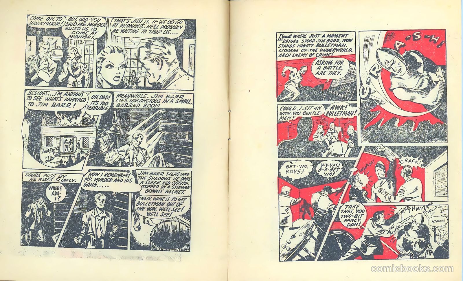 Mighty Midget Comics: Bulletman #1 (1942) — page 4