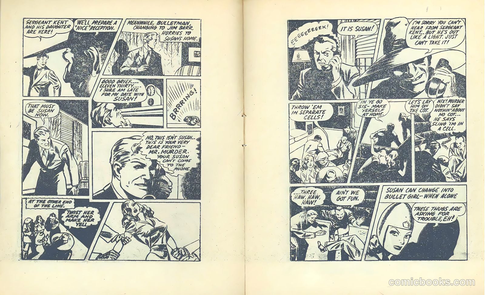 Mighty Midget Comics: Bulletman #1 (1942) — page 6