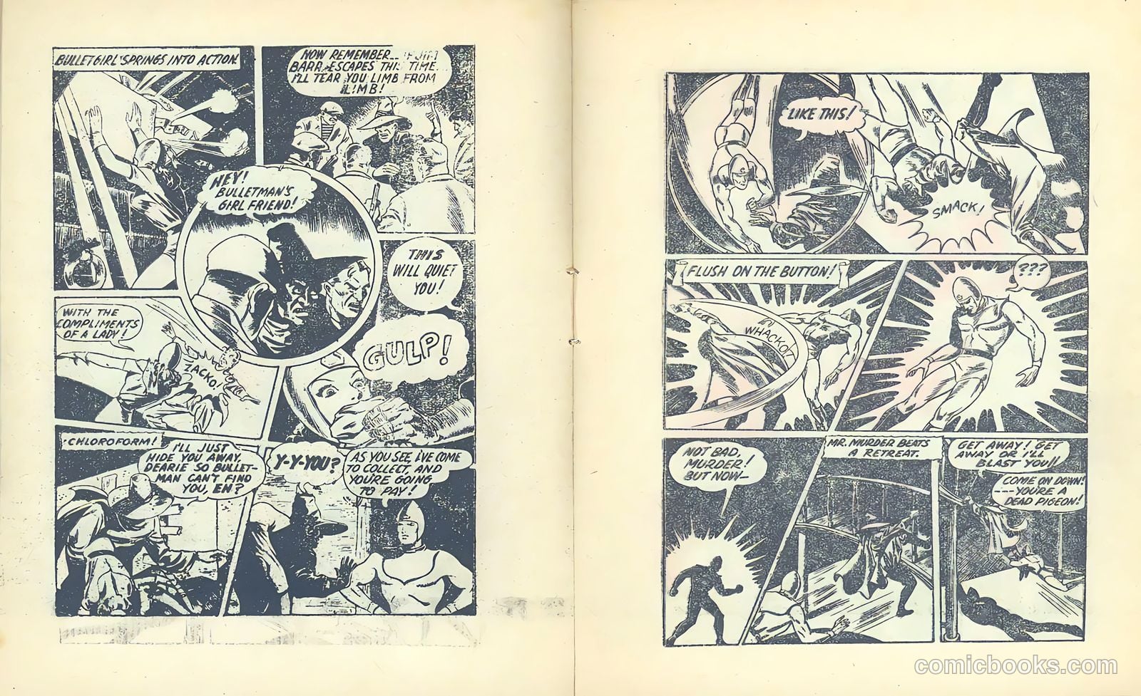 Mighty Midget Comics: Bulletman #1 (1942) — page 7