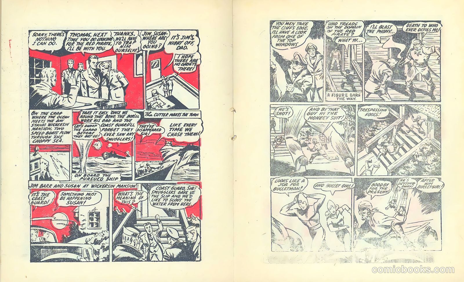 Mighty Midget Comics: Bulletman #1 (1942) — page 9
