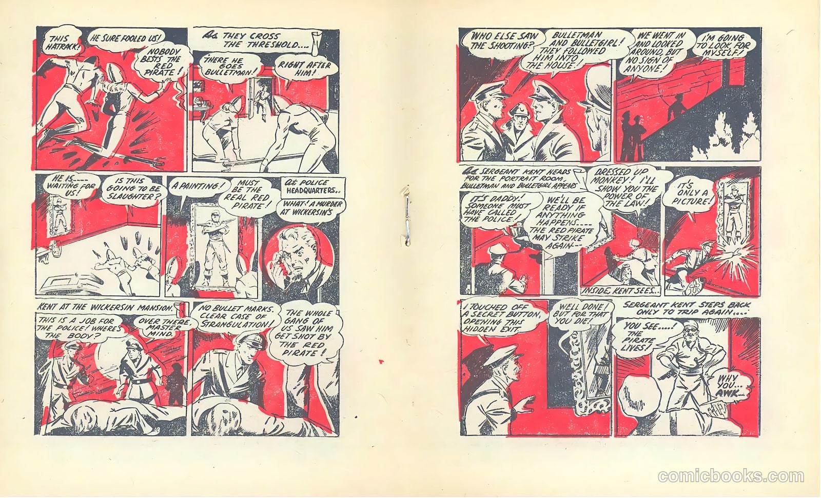 Mighty Midget Comics: Bulletman #1 (1942) — page 10