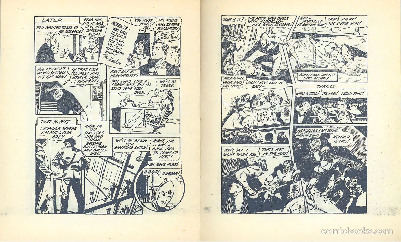 Mighty Midget Comics: Bulletman #1 (1942) — page 14