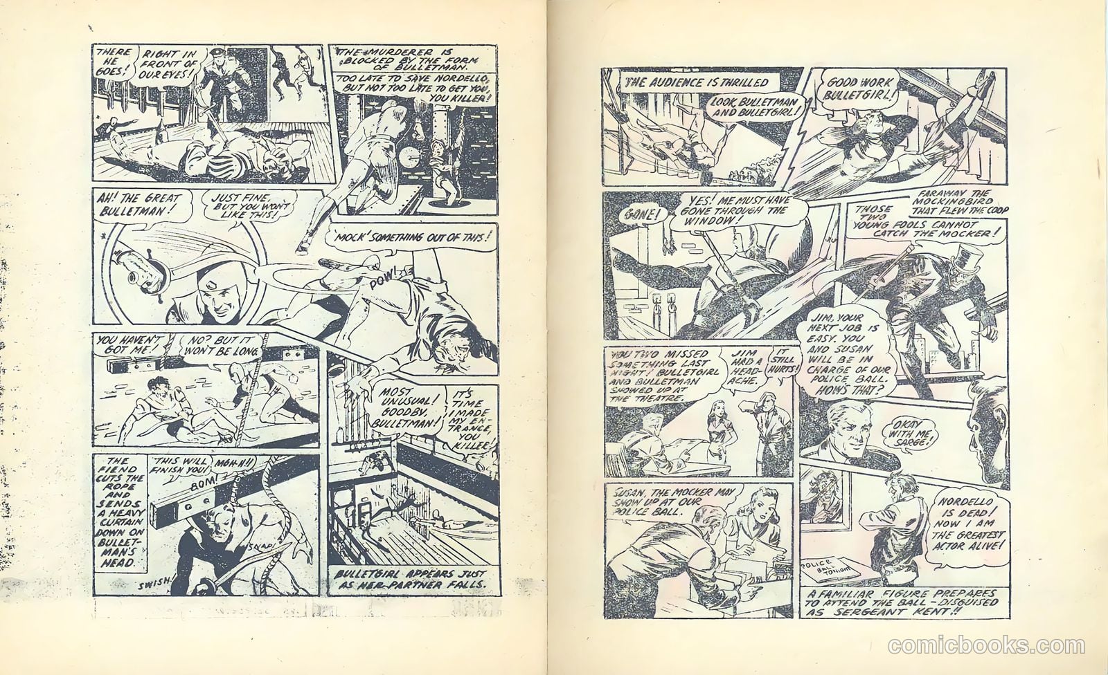 Mighty Midget Comics: Bulletman #1 (1942) — page 15