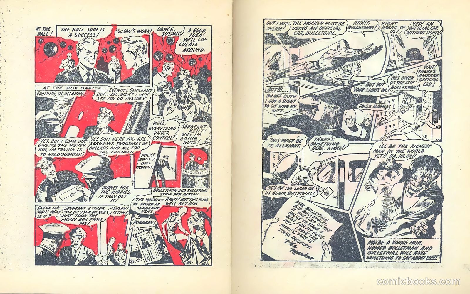 Mighty Midget Comics: Bulletman #1 (1942) — page 16