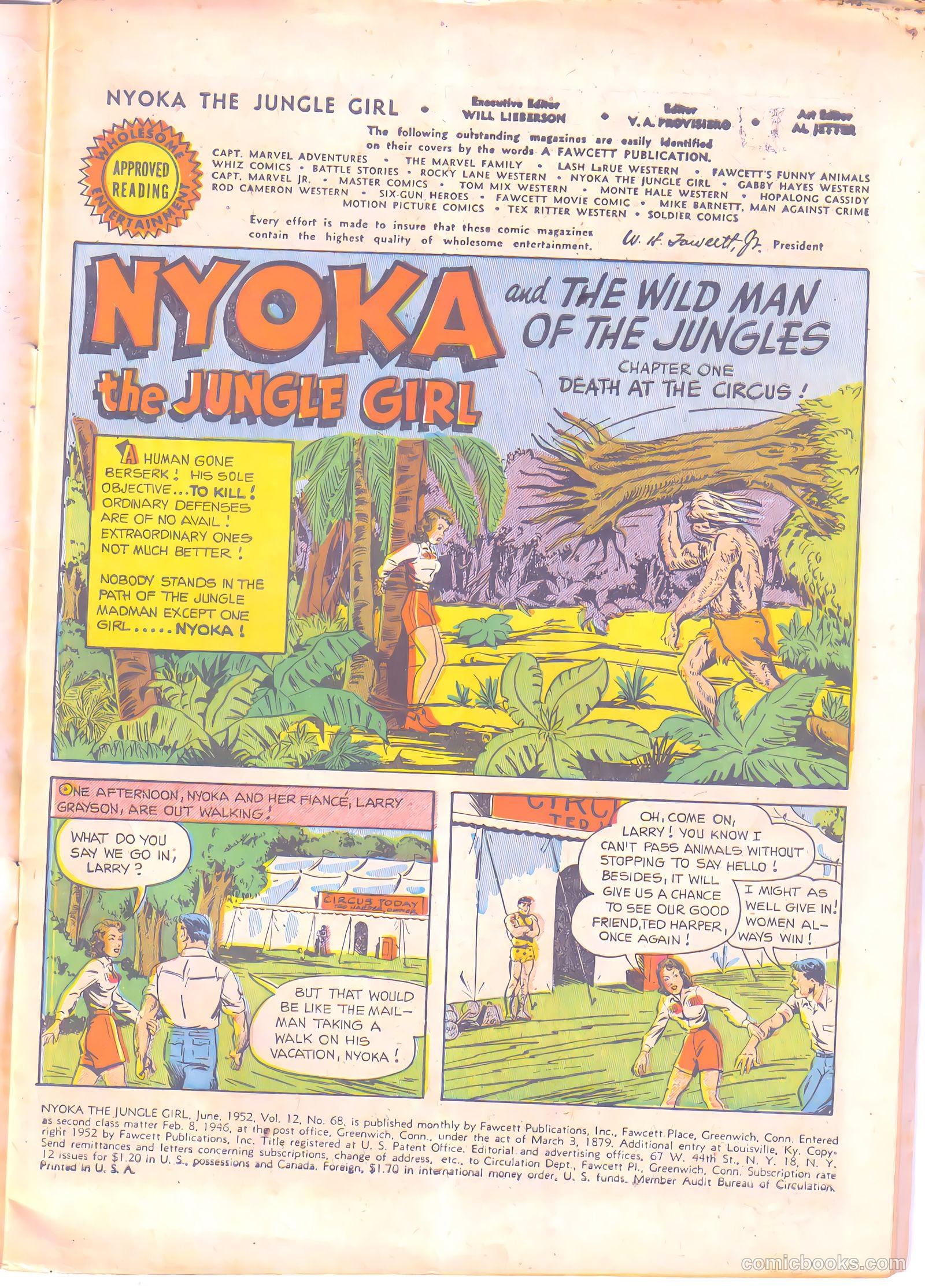 Nyoka the Jungle Girl #68 (1952, L. Miller & Son) — page 4 of 37