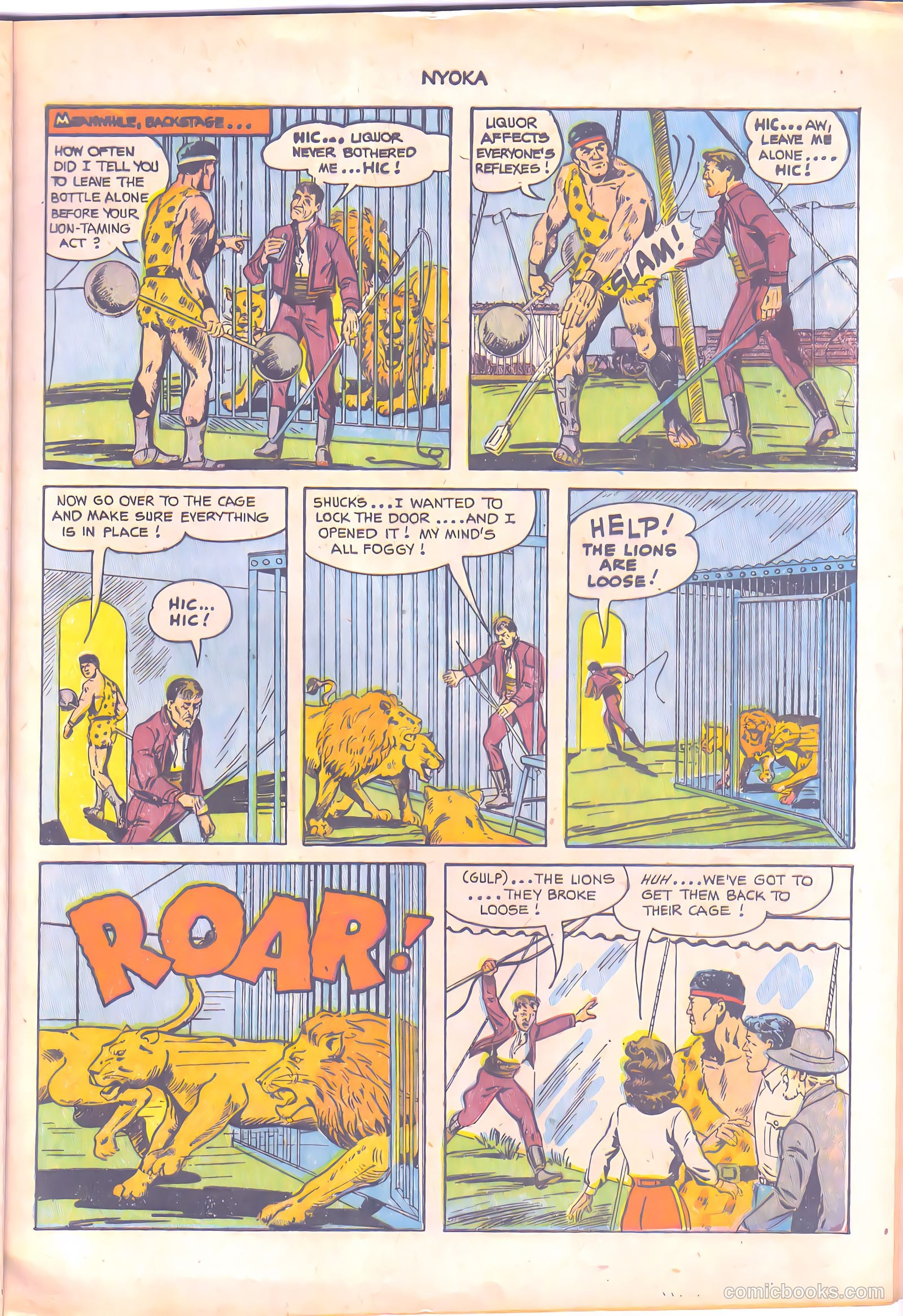 Nyoka the Jungle Girl #68 (1952, L. Miller & Son) — page 6 of 37