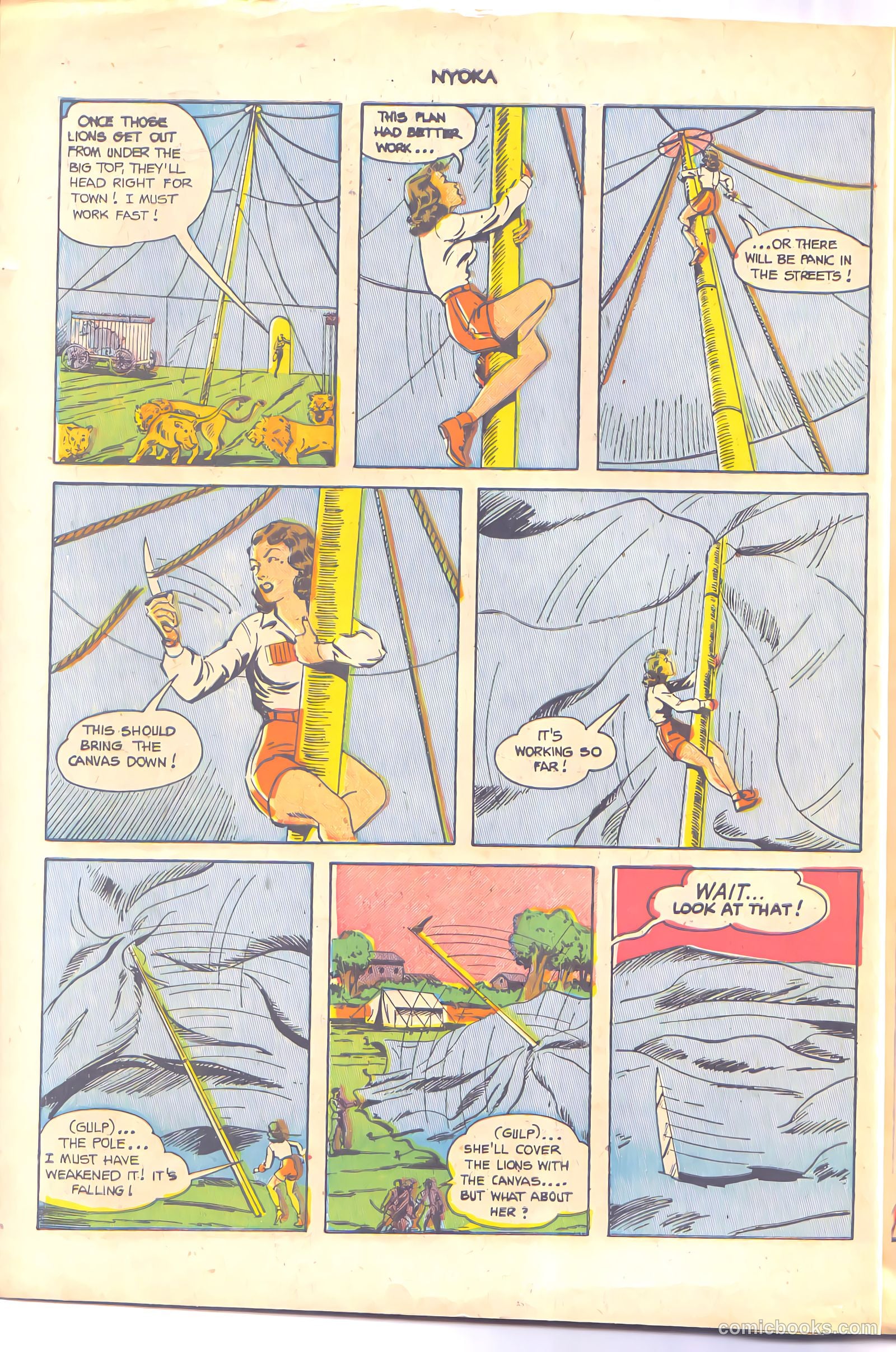 Nyoka the Jungle Girl #68 (1952, L. Miller & Son) — page 7 of 37