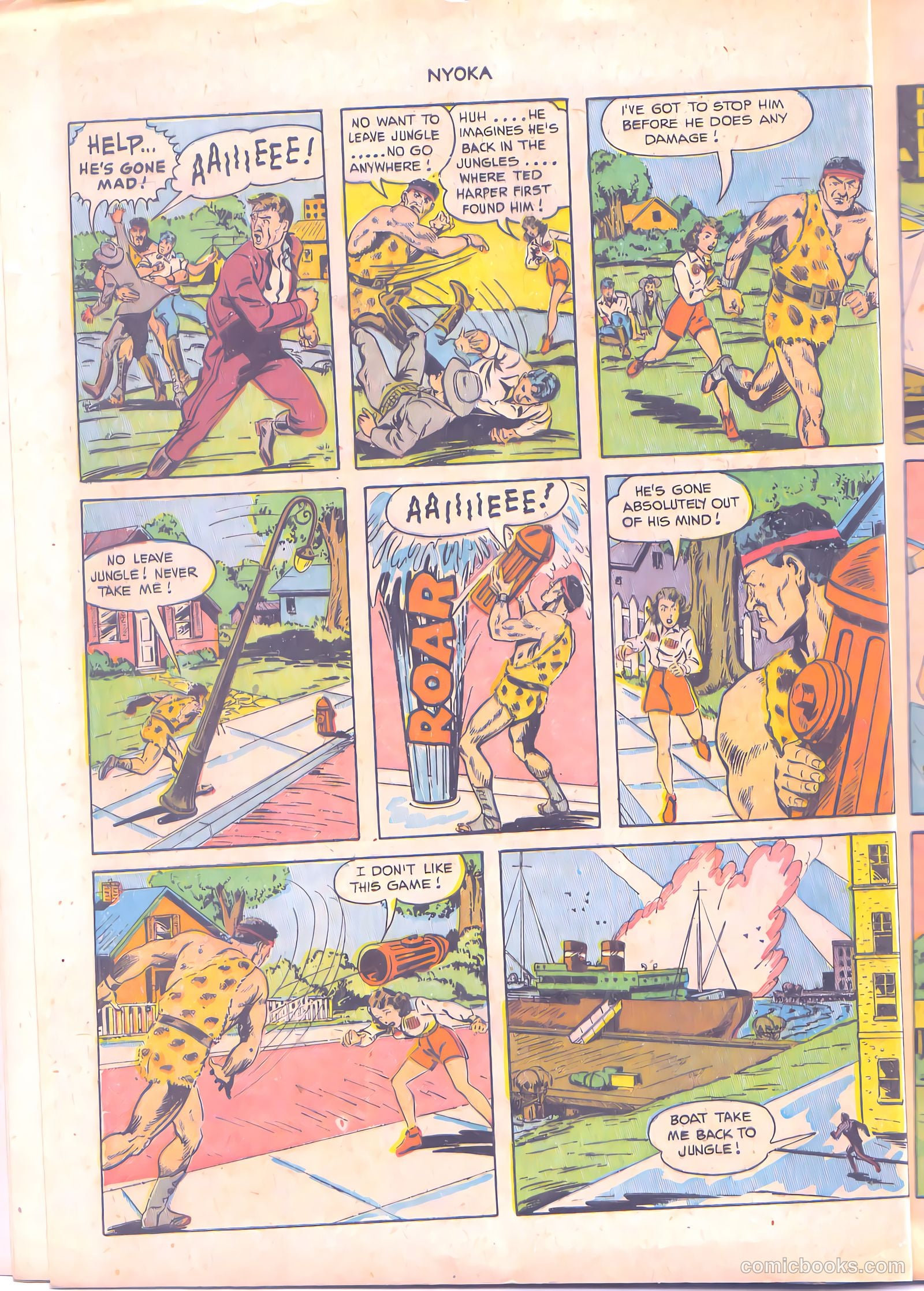 Nyoka the Jungle Girl #68 (1952, L. Miller & Son) — page 9 of 37
