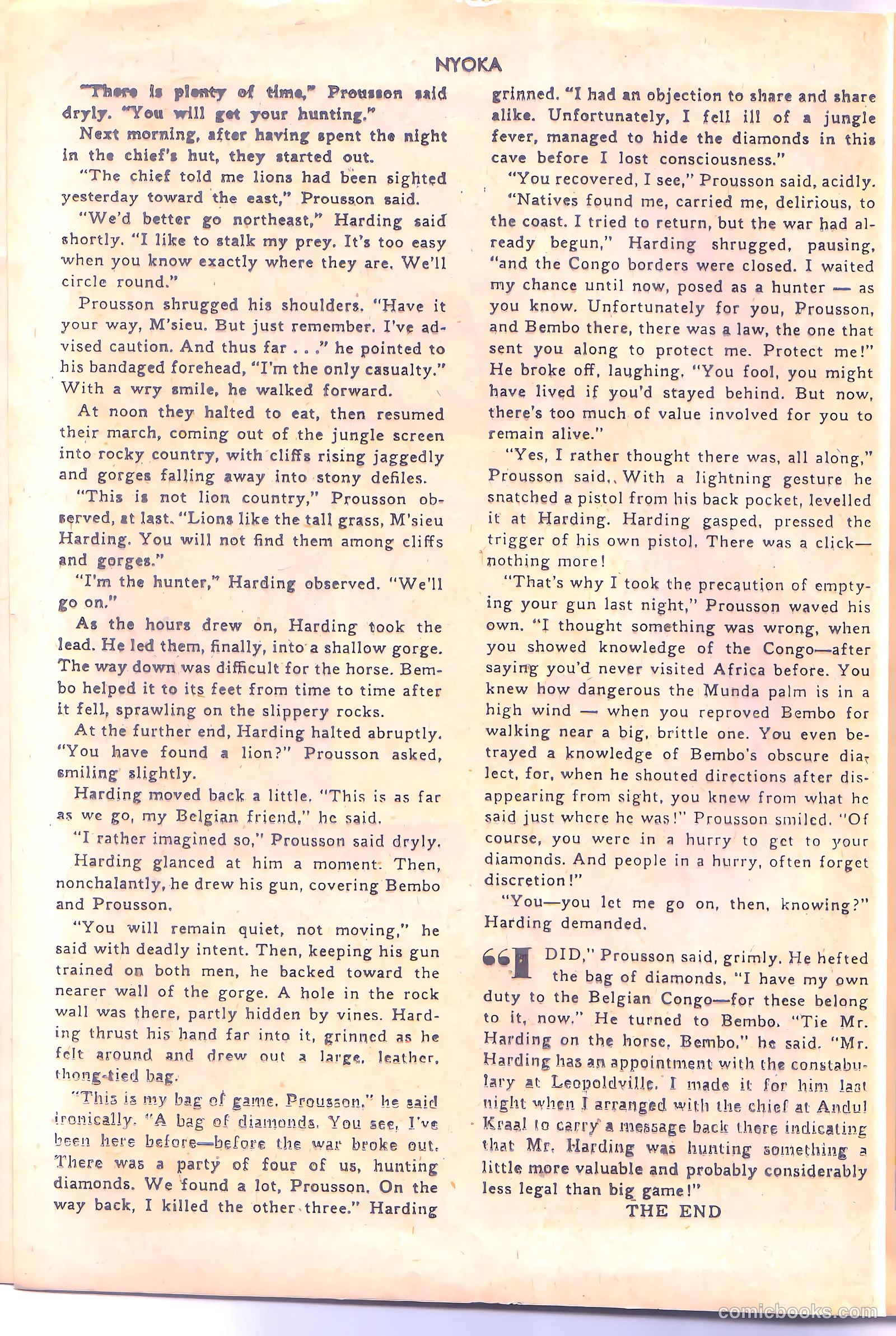 Nyoka the Jungle Girl #68 (1952, L. Miller & Son) — page 13 of 37