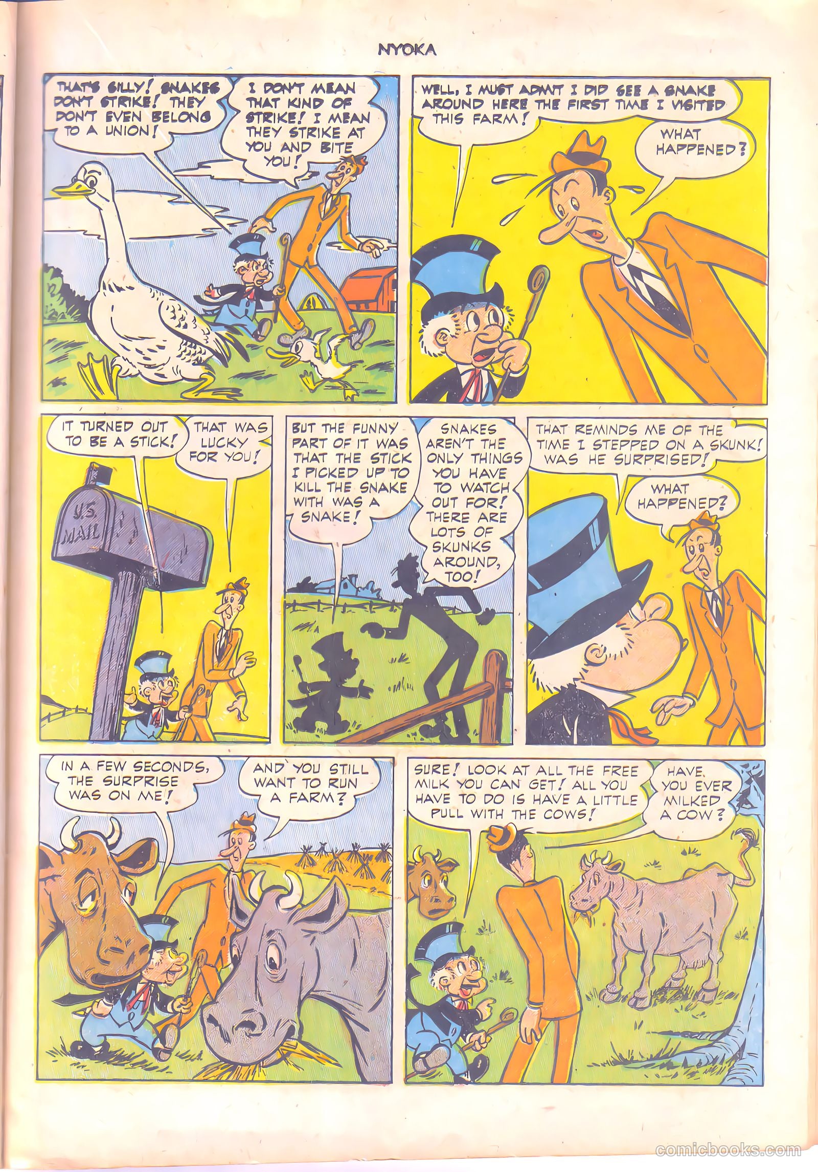 Nyoka the Jungle Girl #68 (1952, L. Miller & Son) — page 16 of 37